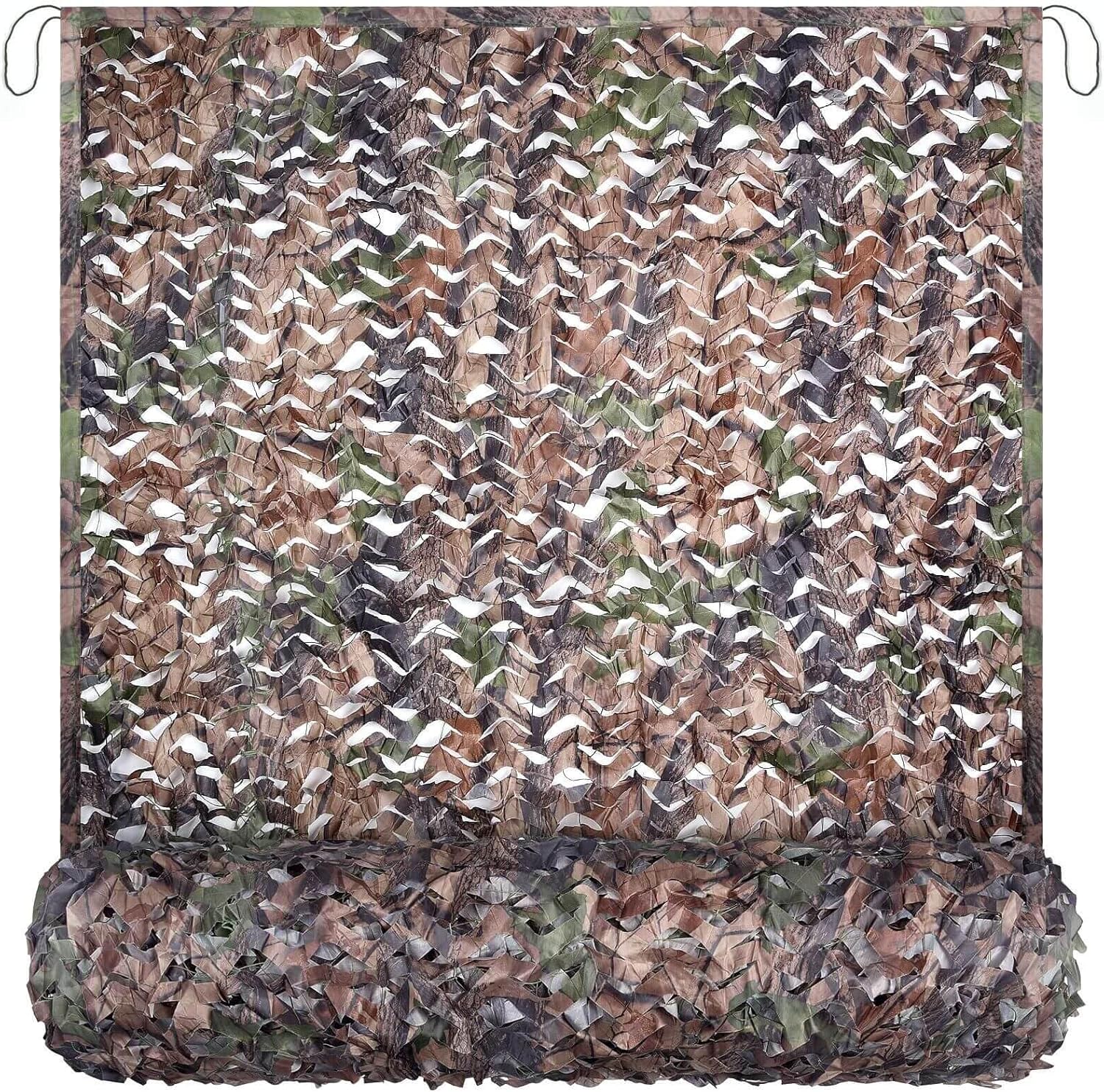 iunio Red de camuflaje de camuflaje, 10 x 10 pies, 10 x 20 pies, 20 pies x 20 pies, respaldo de malla de tela Oxford, excedente militar, persiana de