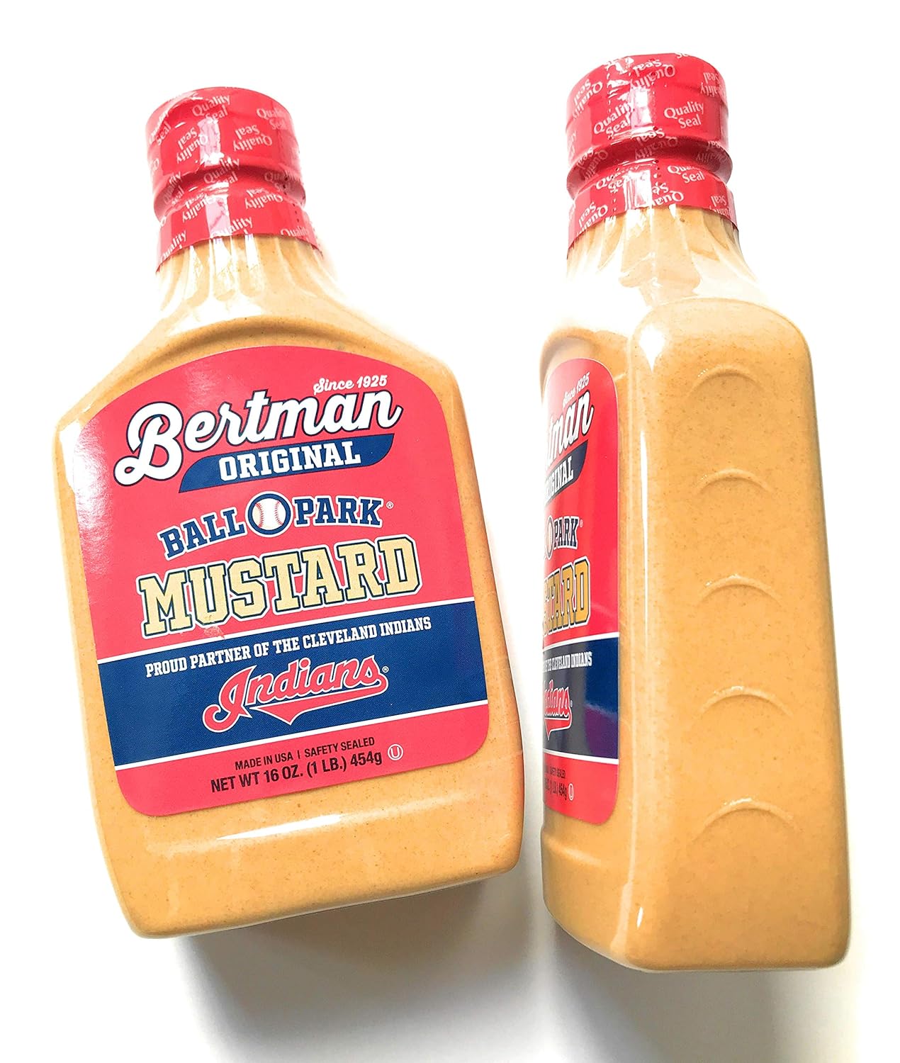 Bertman Ball Park Mustard – 2 botellas de 16 onzas de mostaza Bertman original, gran valor