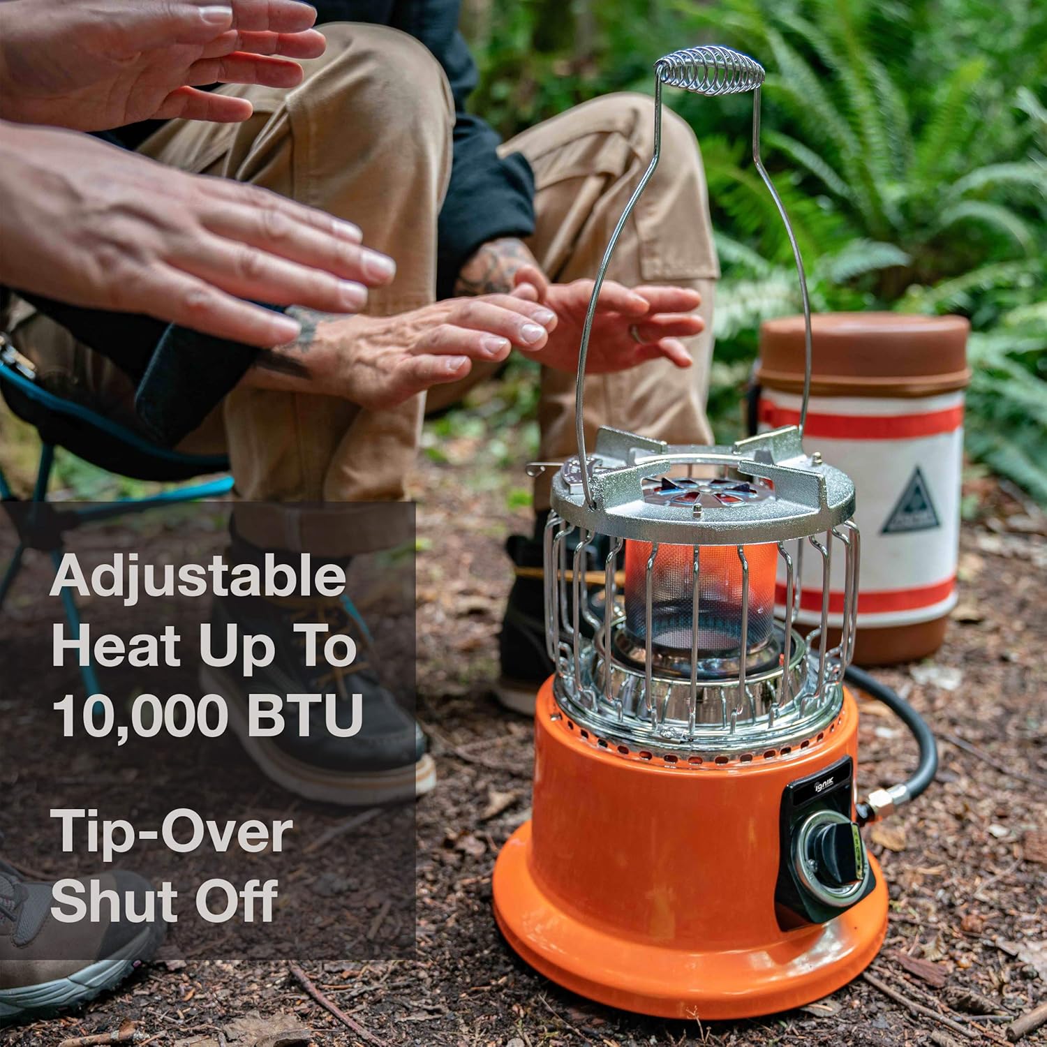 Ignik Gas Growler Deluxe + estufa de propano 2 en 1