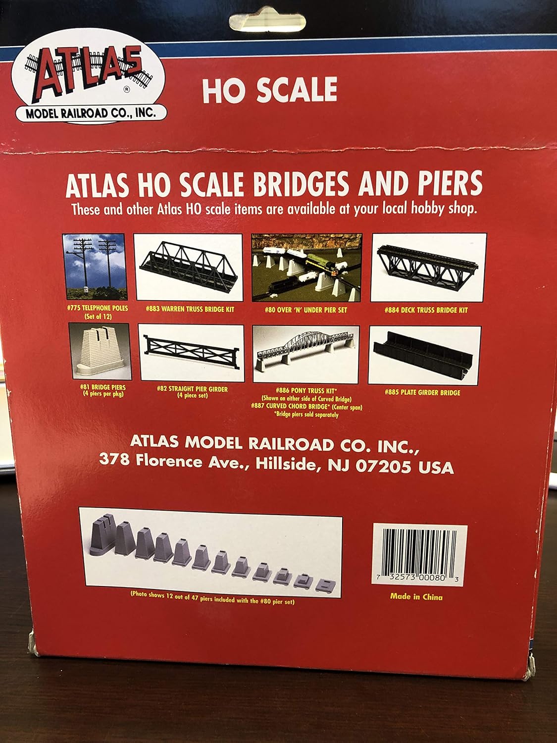 Juego de muelles (juego de 47 piezas) HO Scale Atlas Trains