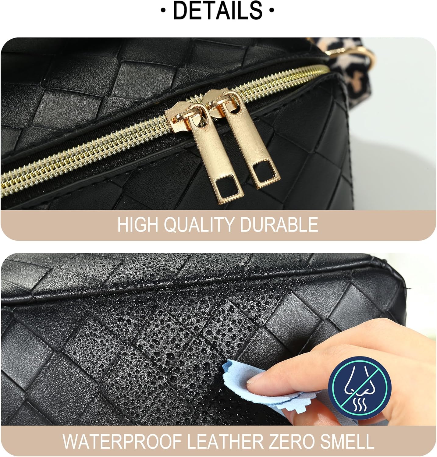 YOOLIFE Bolsa de cosméticos de viaje de gran capacidad  Bolsa de maquillaje portátil con inicial para mujer, bolsa organizadora de maquillaje de