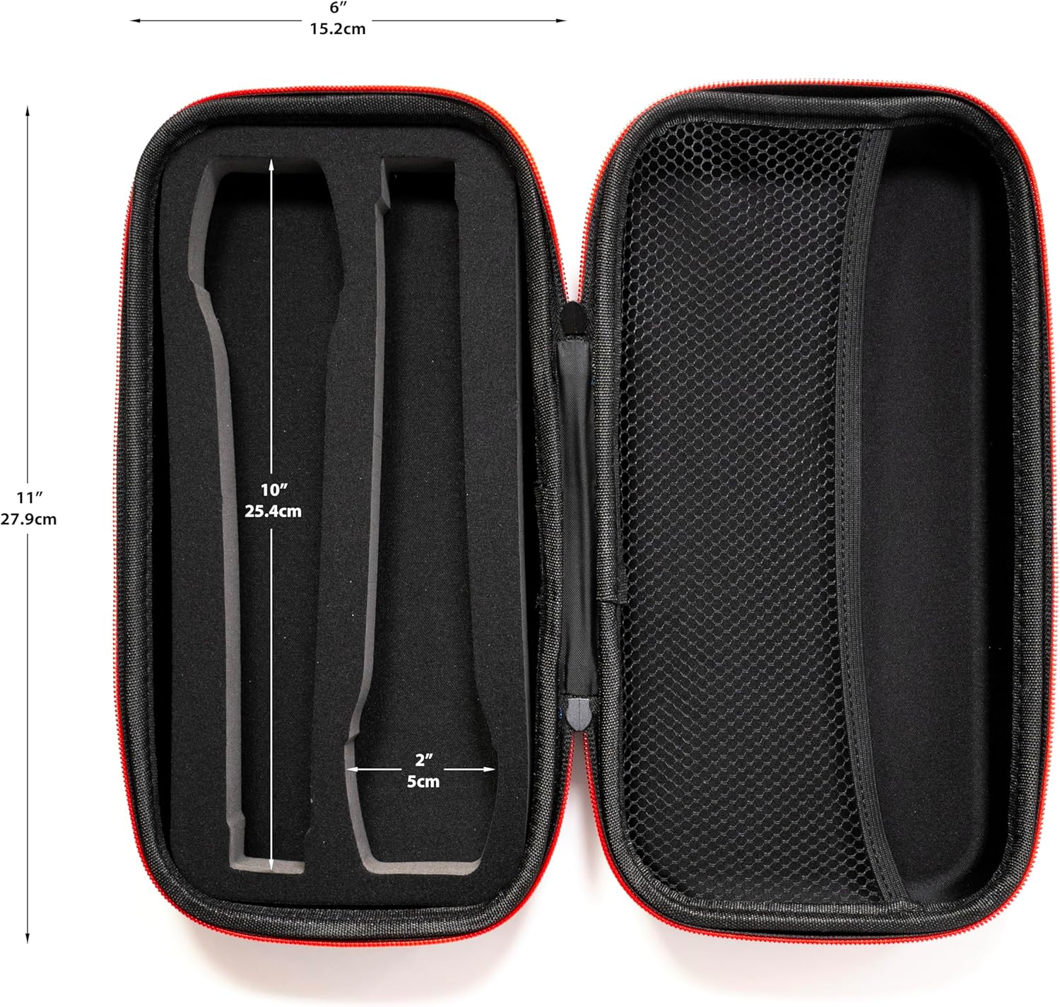 Fabricko – Funda de viaje para micrófono inalámbrico dual, funda rígida de EVA, protectora, a prueba de golpes, impermeable para exteriores