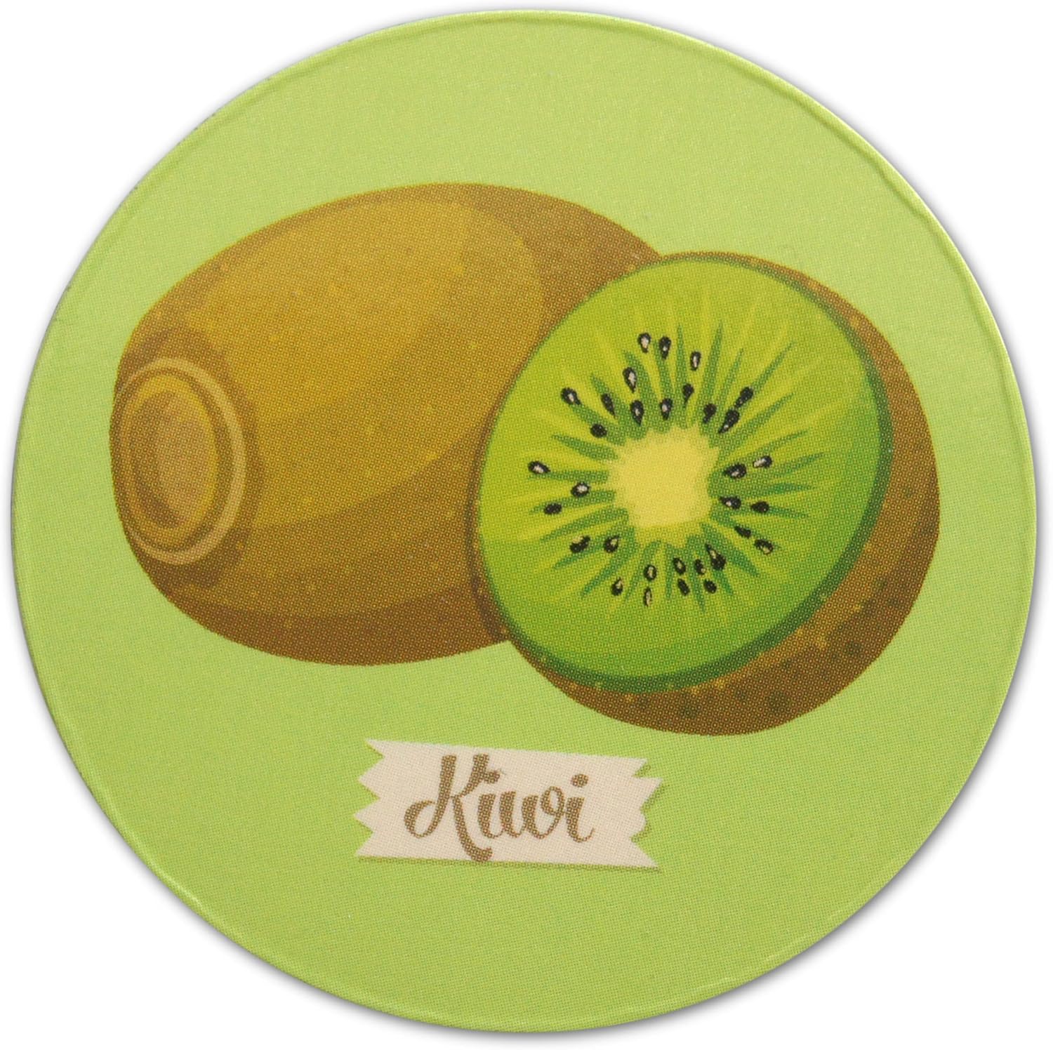 Novel Merk Kiwi – Imanes para frigorífico, diseño de kiwi y pancarta para nevera, regalos, decoración, recuerdos de fiesta y premios (paquete de 10)