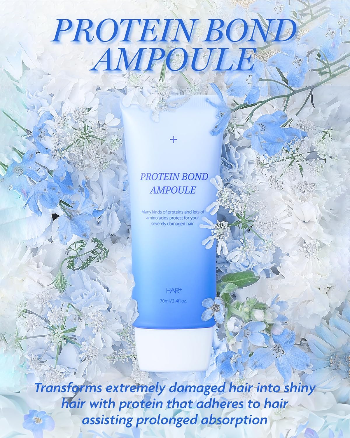 HAIR PLUS Velvet Protein Bond Nutri Injection Ampolla  Productos para el cuidado del cabello para mujeres y hombres  Para cabello encrespado y