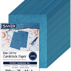 25 hojas de cartulina azul con purpurina 110 libras. 300 GSM 8.2 x 11.7 pulgadas (8.2 x 11.7 pulgadas), cartulina de papel con purpurina pesada 25 hojas de cartulina azul con purpurina 110 libras. 300 GSM 8.2 x 11.7 pulgadas (8.2 x 11.7 pulgadas), cartulina de papel con purpurina pesada