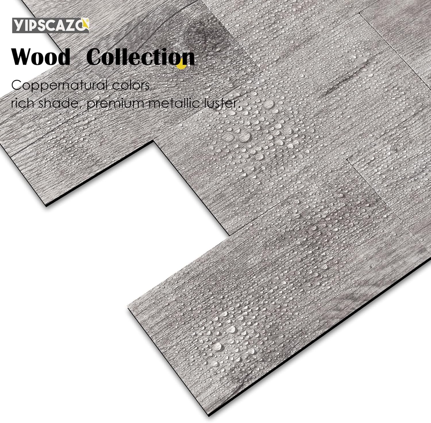 Yipscazo Azulejo de pared compuesto de PVC 3D de 3 x 6 pulgadas para despegar y pegar en azulejos para cocina, baño, lavandería, chimenea (gris
