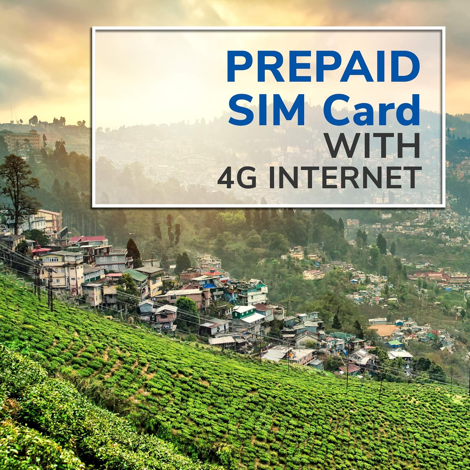 Bangladesh y Pakistán tarjeta SIM prepagada, 5GB 14 días Asia meridional 2 países 4G LTE 3G datos de viaje, recarga en cualquier momento y en