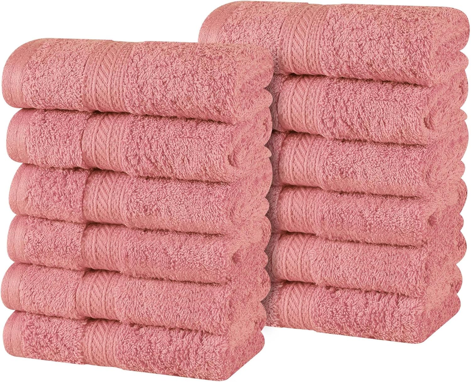 Superior Juego de 12 toallas faciales de algodón, artículos esenciales para el hogar, secado rápido, accesorios de baño de lujo, toallas básicas,