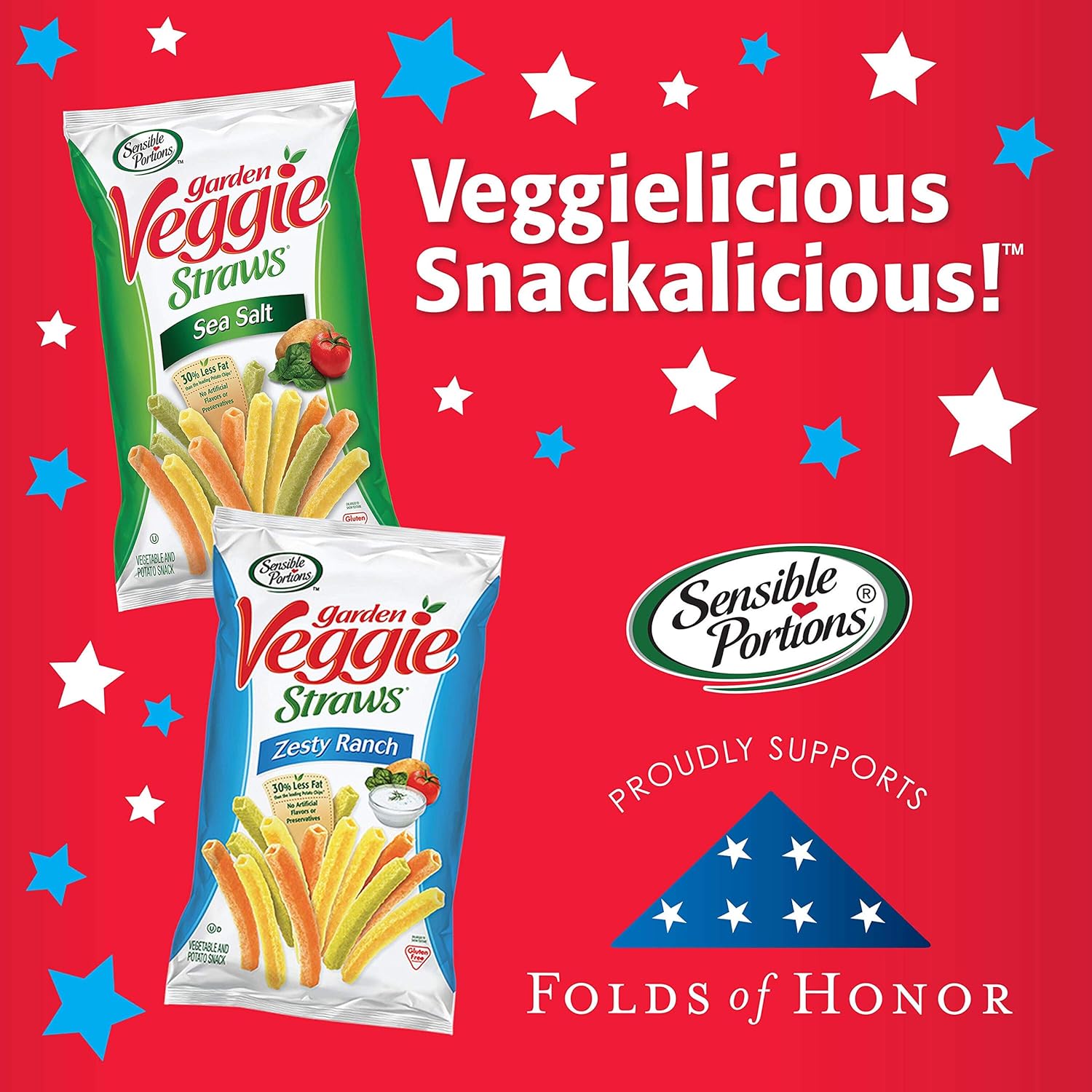 Sensible Portions Veggie Straws – Sal marina, 5 onzas