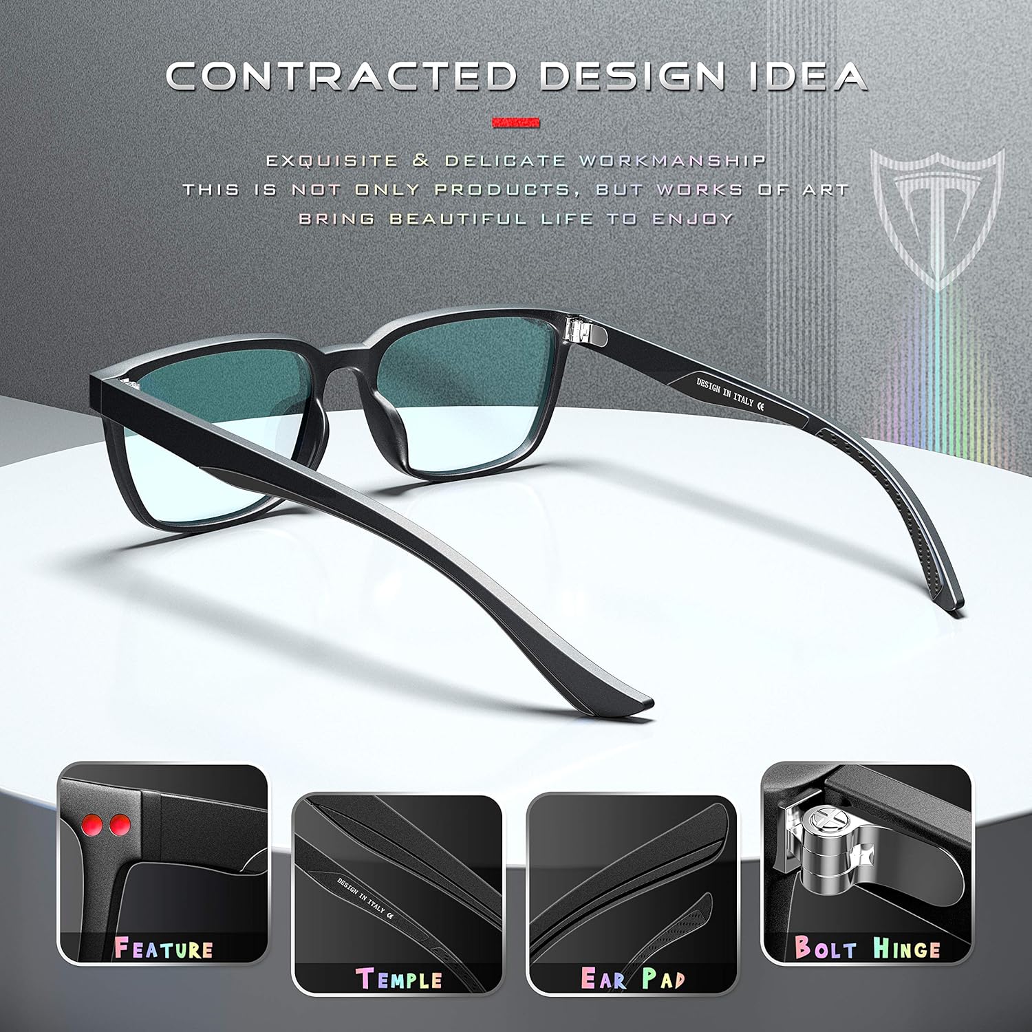 ATTCL – Gafas de bloqueo de luz azul de computadora, gafas para juegos, para niños de 3 a 10 años