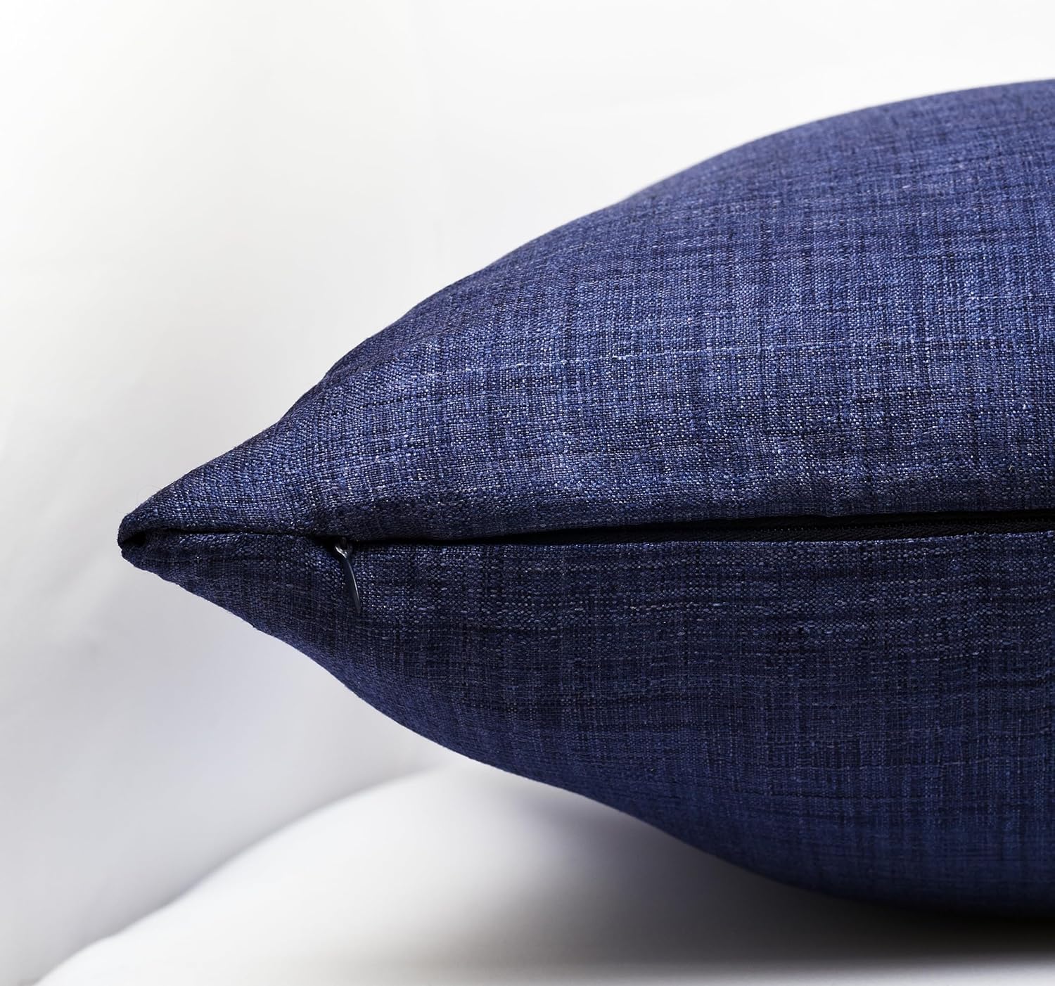 SCARLETT LINENS Juego de 2 almohadas decorativas para sofá cama, almohadas decorativas de sala de estar, almohadas rústicas, fundas de almohada