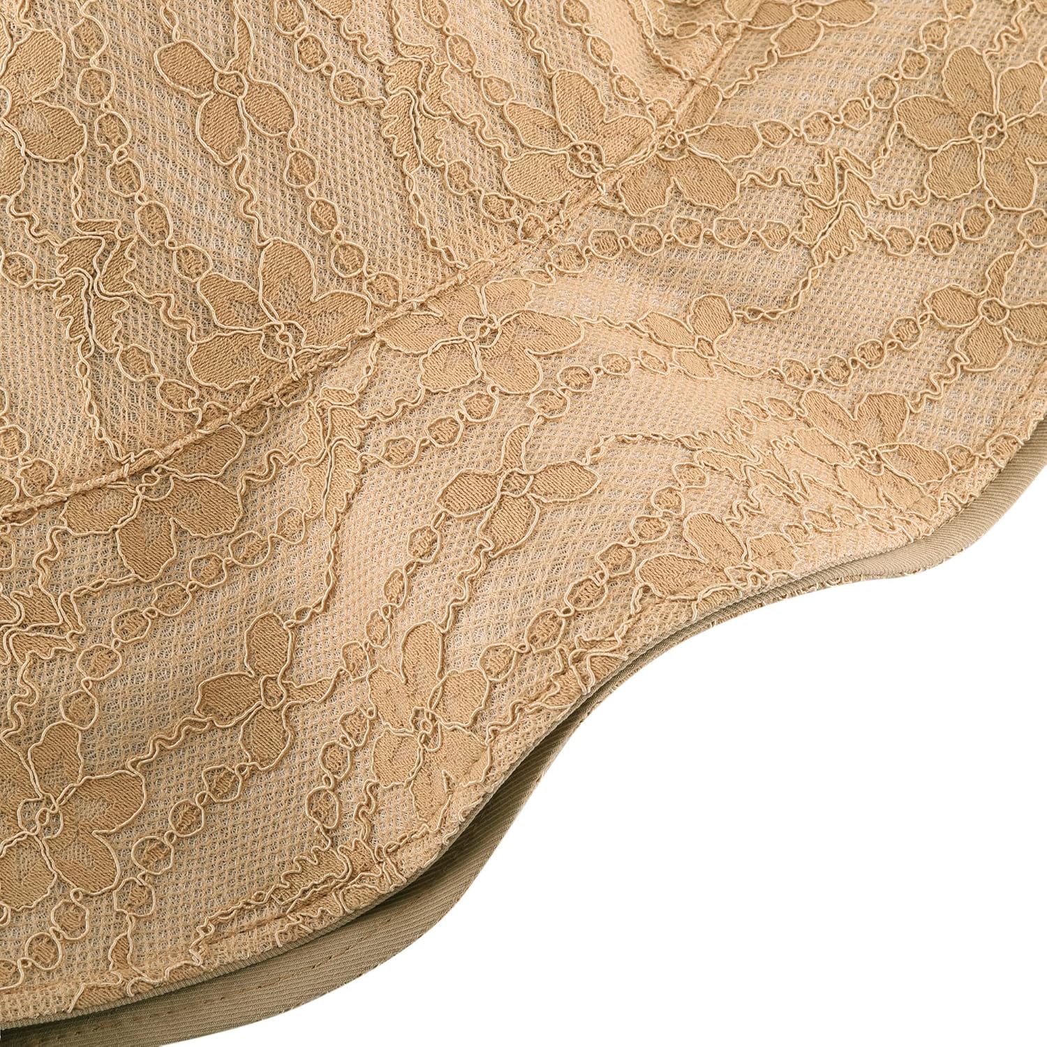 Ayliss Sombrero de sol para mujer, de encaje, de verano, de playa, plegable, de doble cara, reversible, de viaje, de pesca, sombrero
