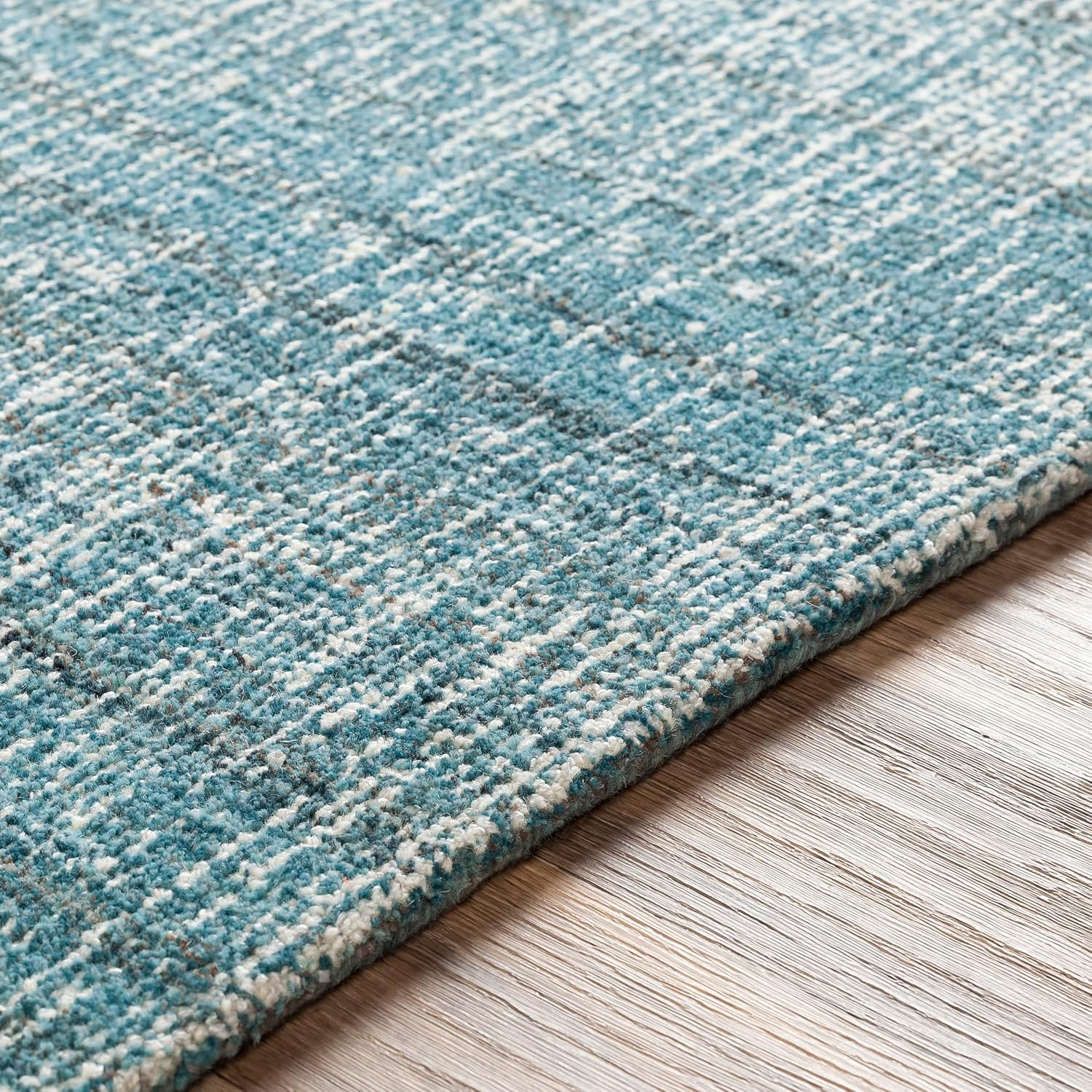 Mark&Day – Alfombras Giles de 4 x 6 pies, alfombra moderna color aguamarina, alfombra azul crema para sala de estar, dormitorio o cocina (4 x 6 pies)