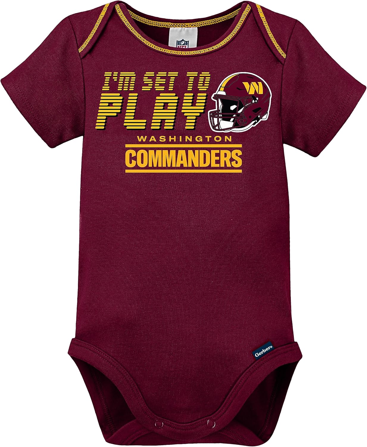 Gerber Conjunto de regalo unisex para bebé con pies de equipo de la NFL para dormir y jugar
