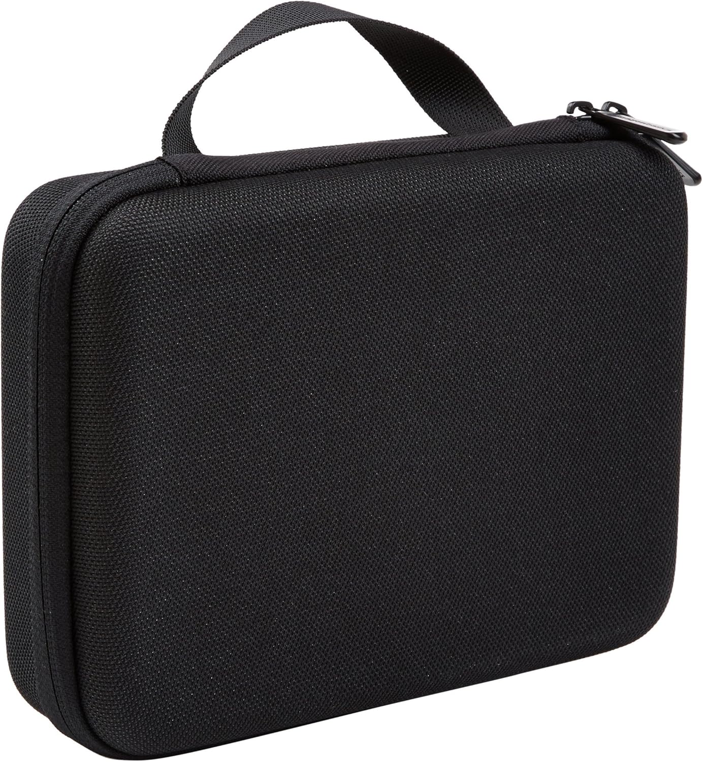 Tienda Basics Estuche de transporte pequeño para GoPro y accesorios – 9 x 7 x 2.5 pulgadas, sólido, negro