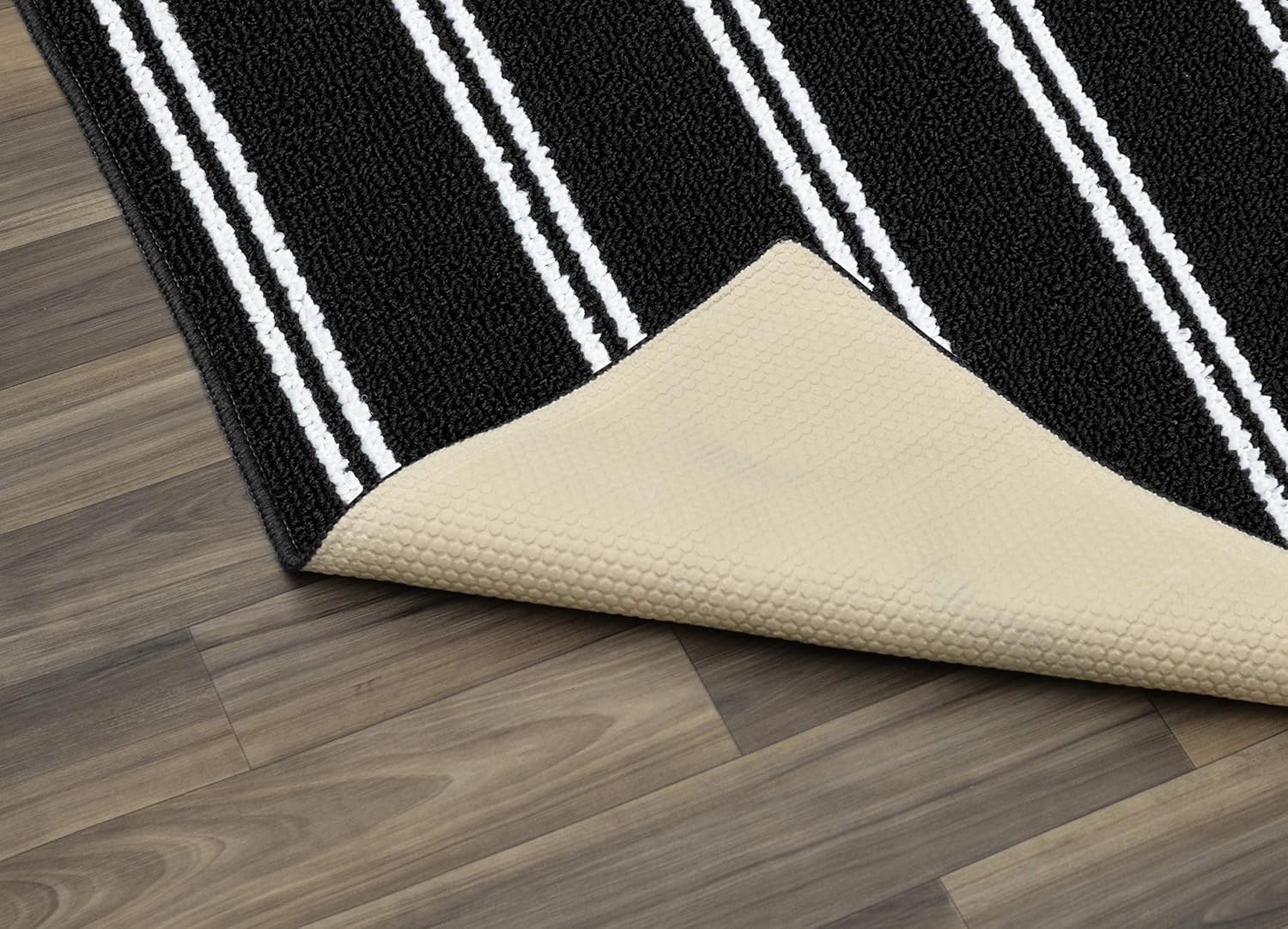 Garland Rug Avery – Alfombra de área, 4 pies por 6 pies, color negro