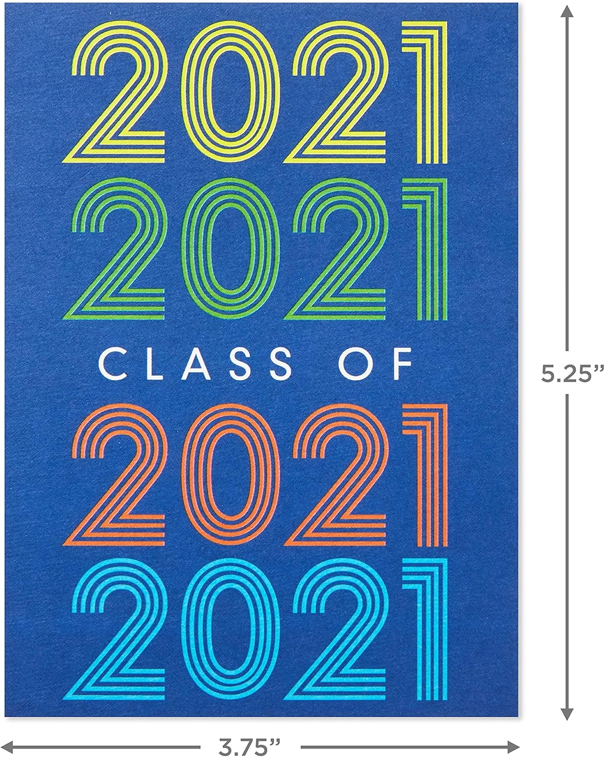 Hallmark Invitaciones para fiesta de graduación 2021, 20 invitaciones con sobres (azul retro)