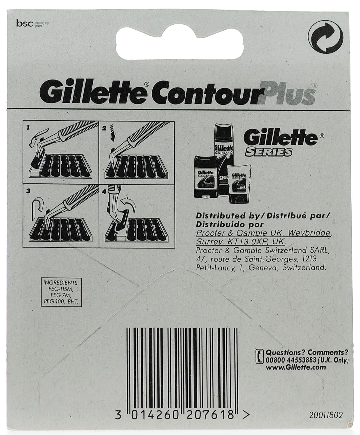 Cartuchos originales Contour Plus – Paquete de 10