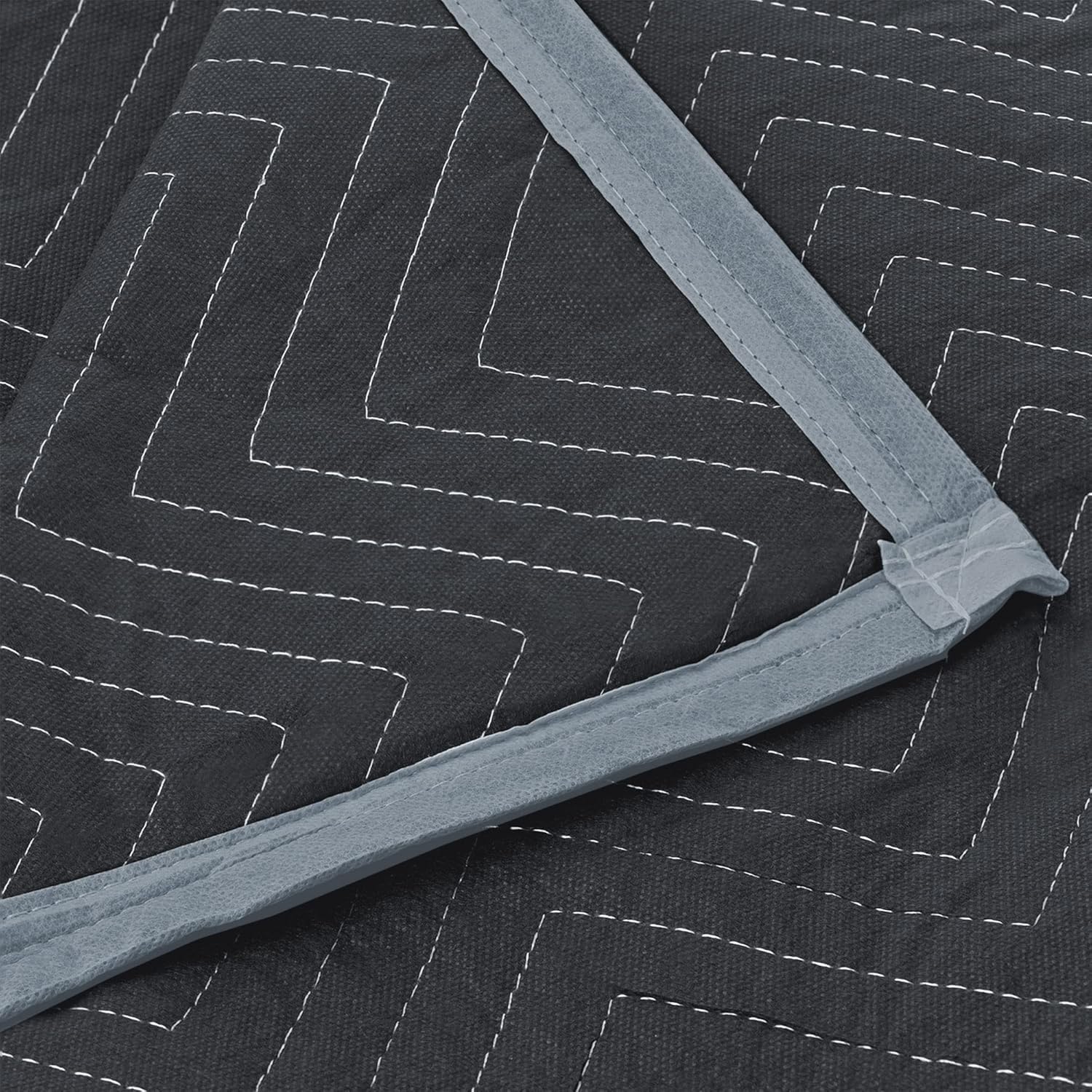 Sure-Max 6 mantas para mudanza y embalaje, ultra gruesas, 72 x 40 pulgadas, almohadillas acolchadas profesionales para muebles, color negro