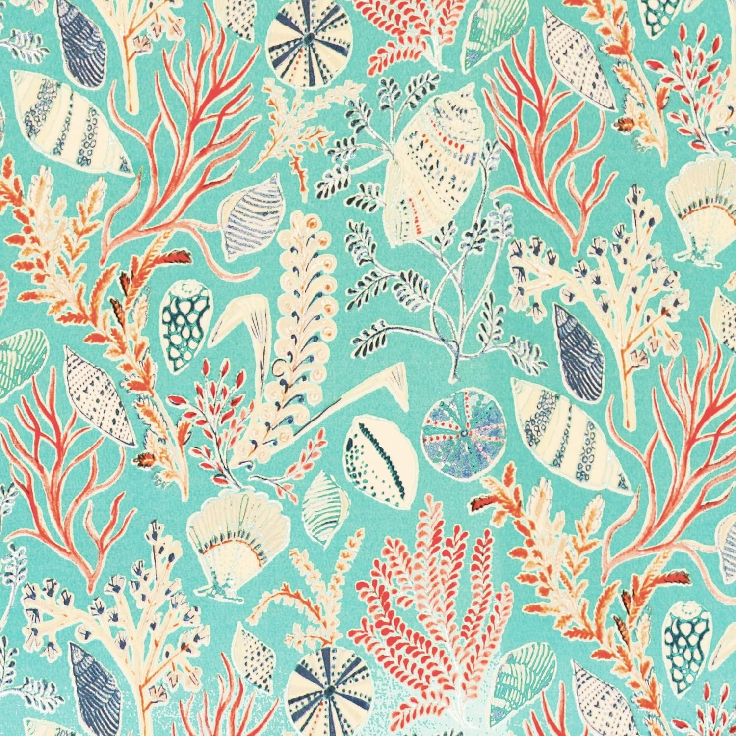 RSH Décor – Juego de 2 cojines de asiento de mimbre grandes (21 x 21 pulgadas)  Sun Dream Coastal Ocean Beach Tropical azul, melocotón, blanco,