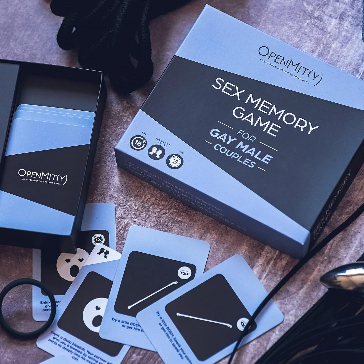 OpenMity Juego gay para parejas masculinas – Cosas románticas gay – Regalos únicos para él y para su pareja gay y regalos para hombres gay