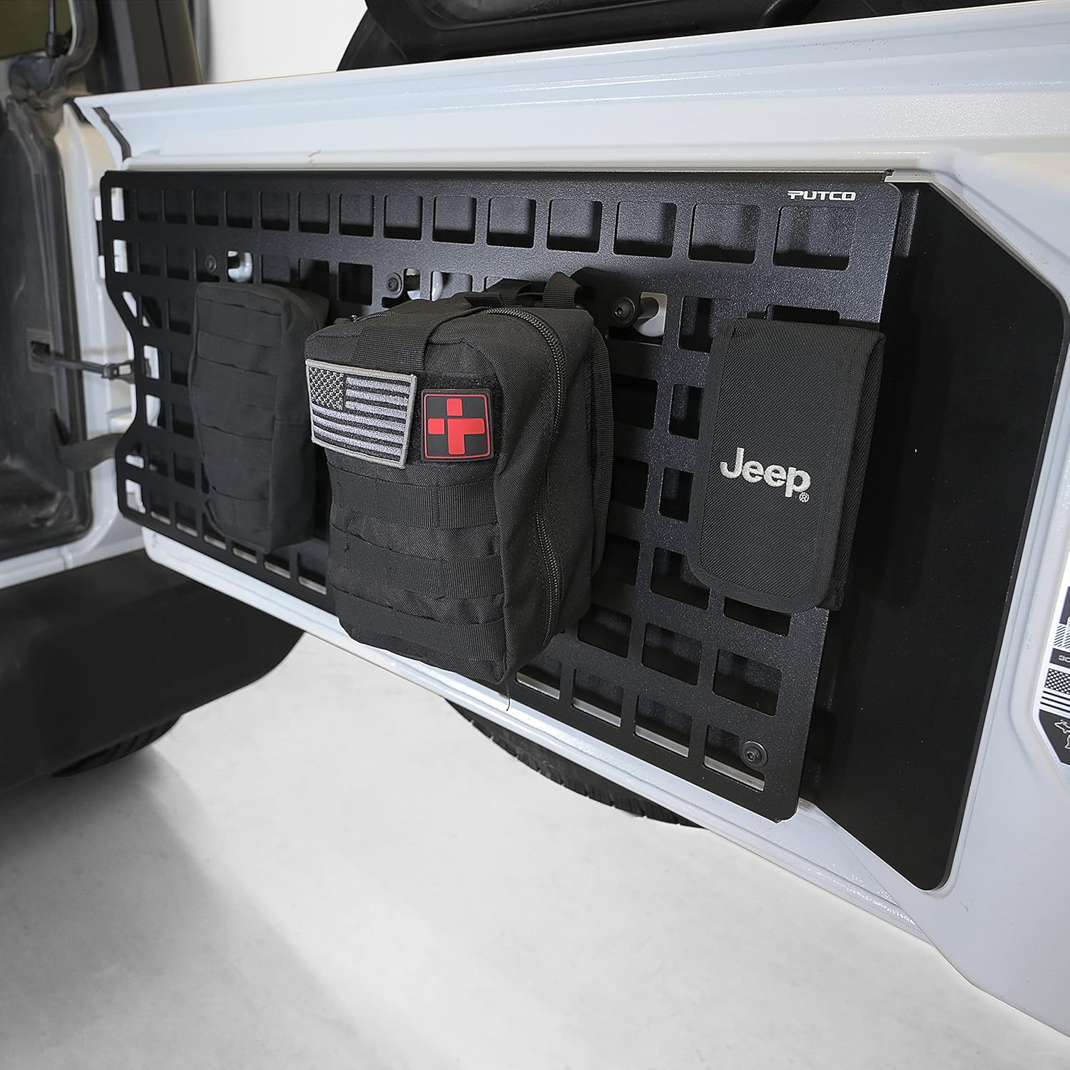 Putco Paneles Molle para portón trasero  Compatible con camiones Dodge Ram 25003500 2009-2012