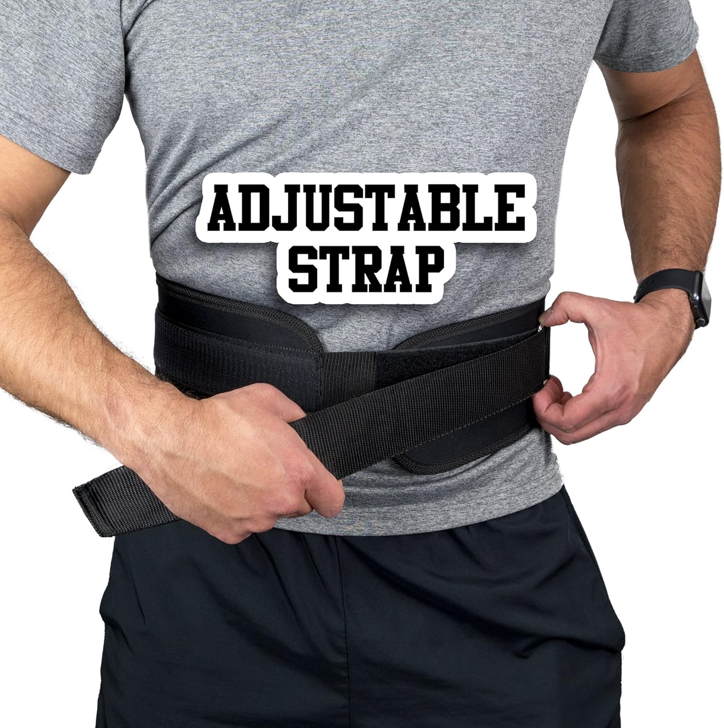 Cinturón de neopreno para levantamiento de pesas, equipo de entrenamiento de fuerza, ideal para sentadillas, peso muerto y levantamiento de potencia