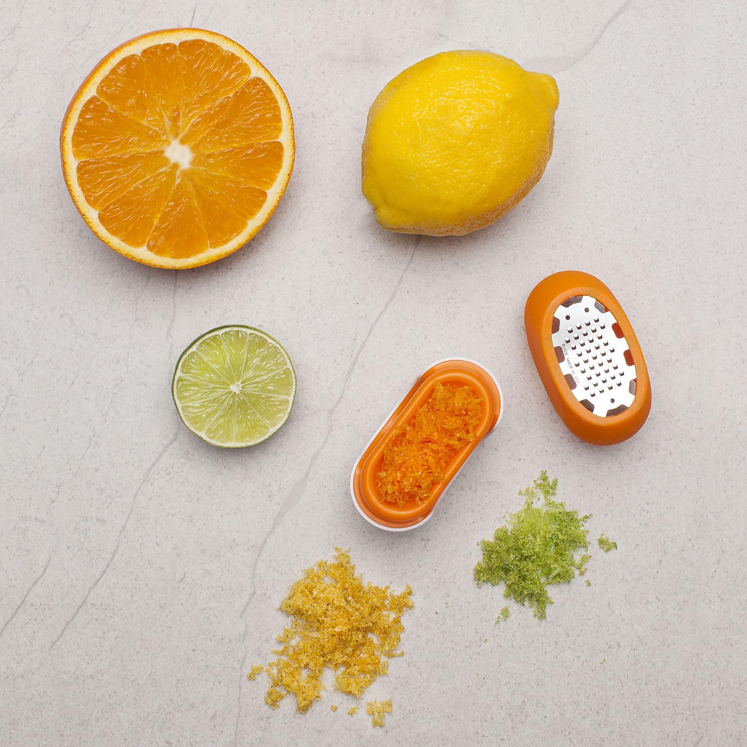 Microplane Flexi Zesti – Zester de cítricos de mano (naranja)