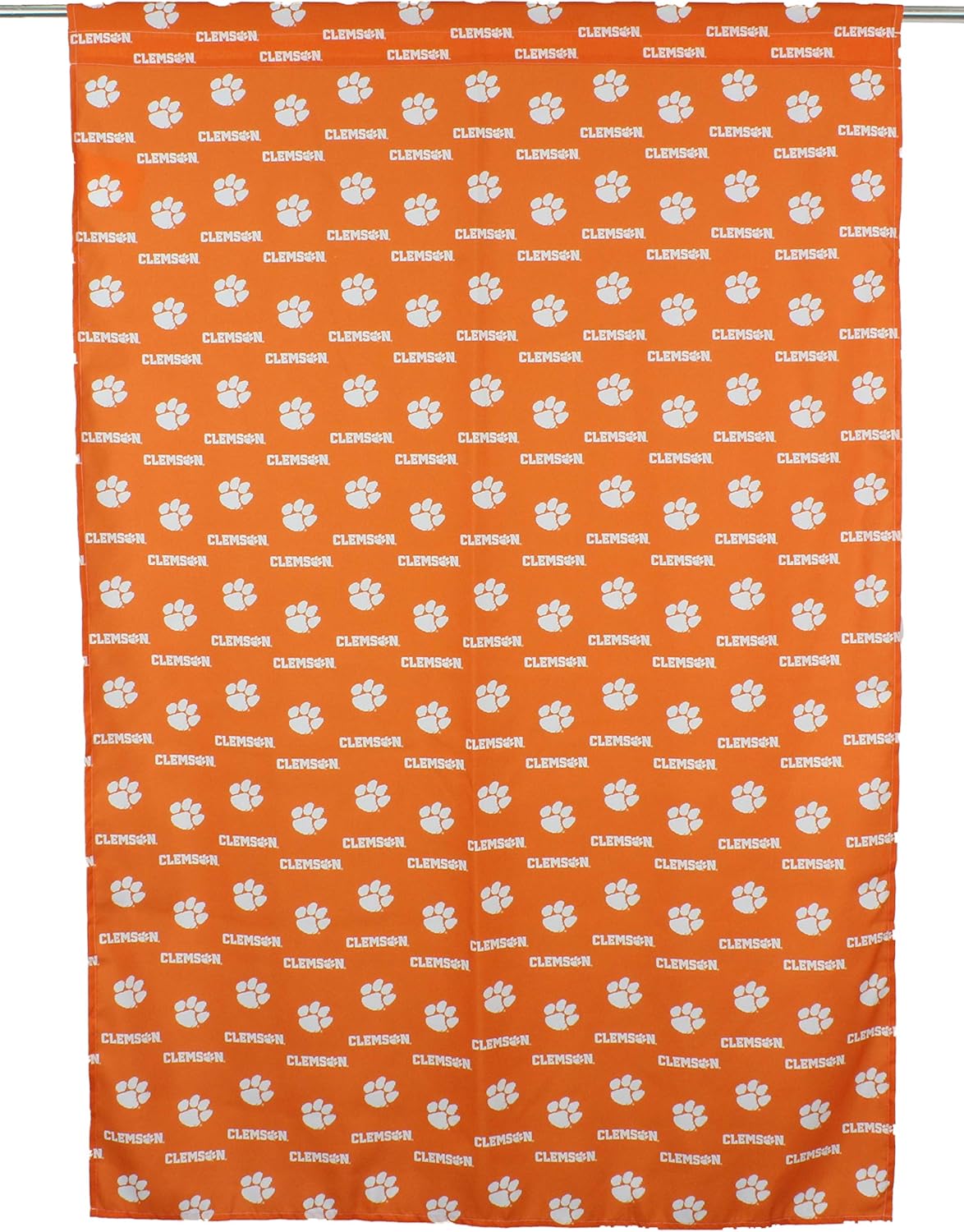 College Covers Everything Comfy Clemson Tigers – Juego de paneles de cortina, 2 paneles, 2 alzapaños a juego, 42 pulgadas de ancho por 63 pulgadas