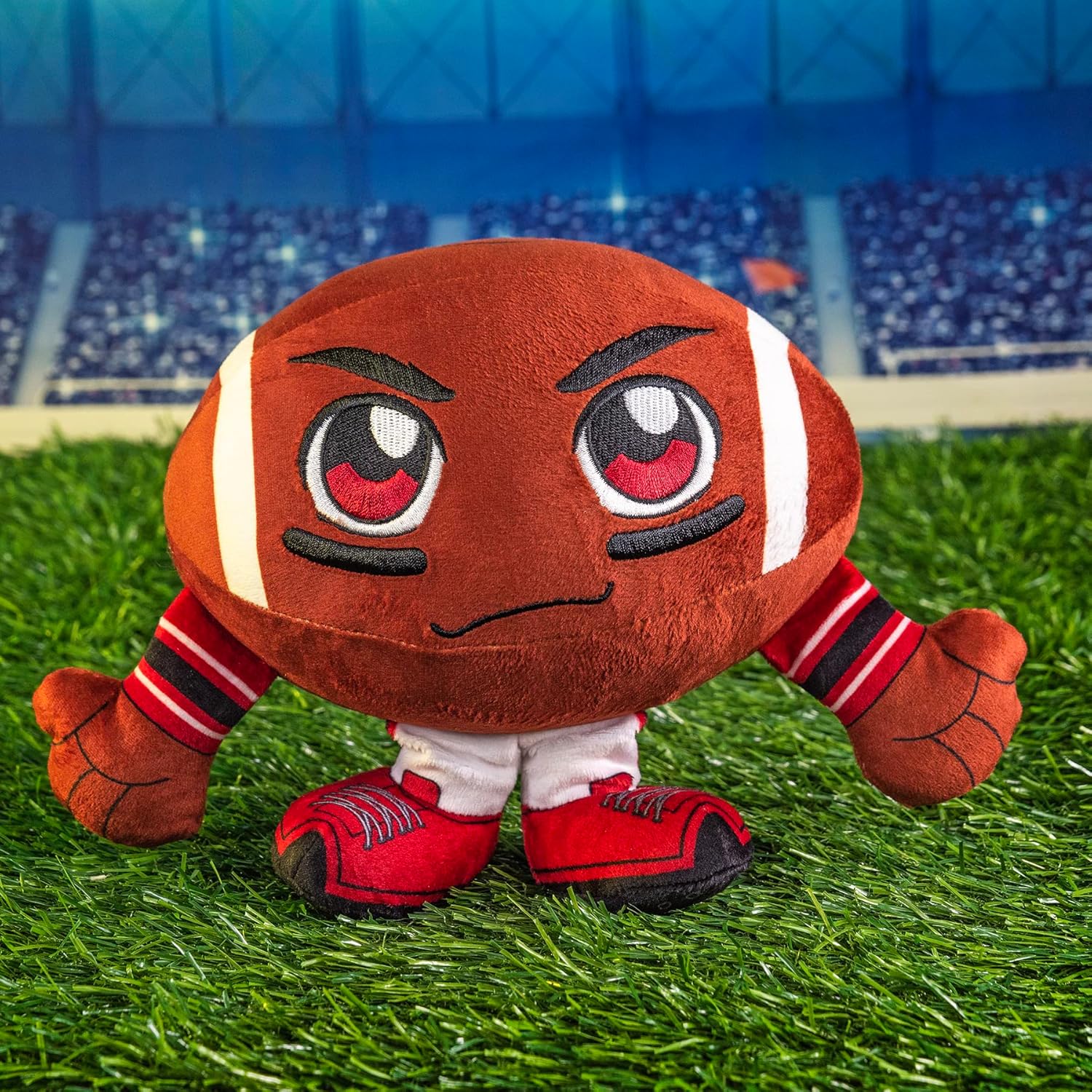 Bleacher Creatures Ohio State Buckeyes Kuricha – Peluche de fútbol sentado de 8 pulgadas, suave inspirado en Chibi