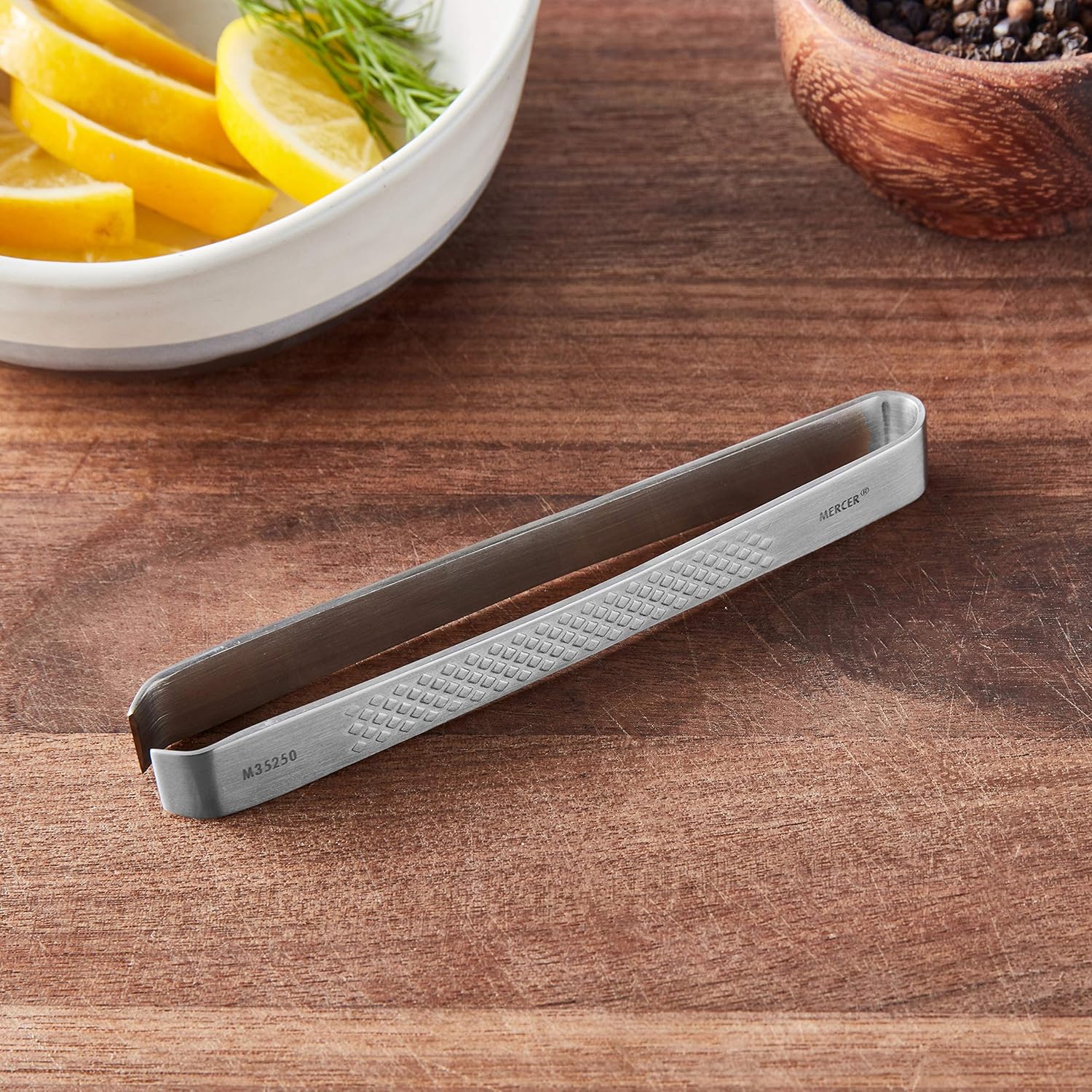Mercer Culinary Pinzas de hueso de pescado estándar, 4-58 x 12 pulgadas, acero inoxidable