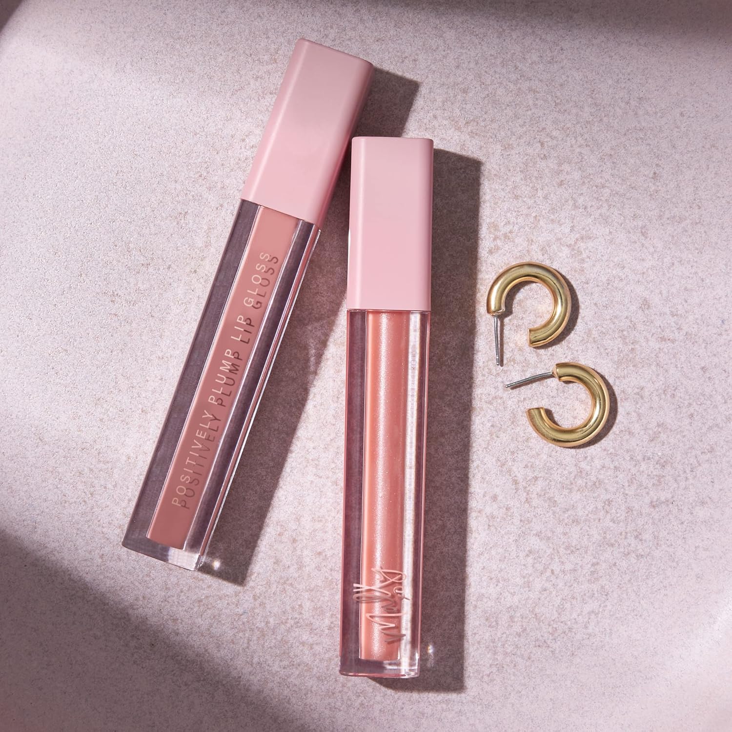 Mally Beauty Brillo de labios Positively Plump  Hidratante de alto brillo, ligero y cómodo de llevar, rosa bombeado