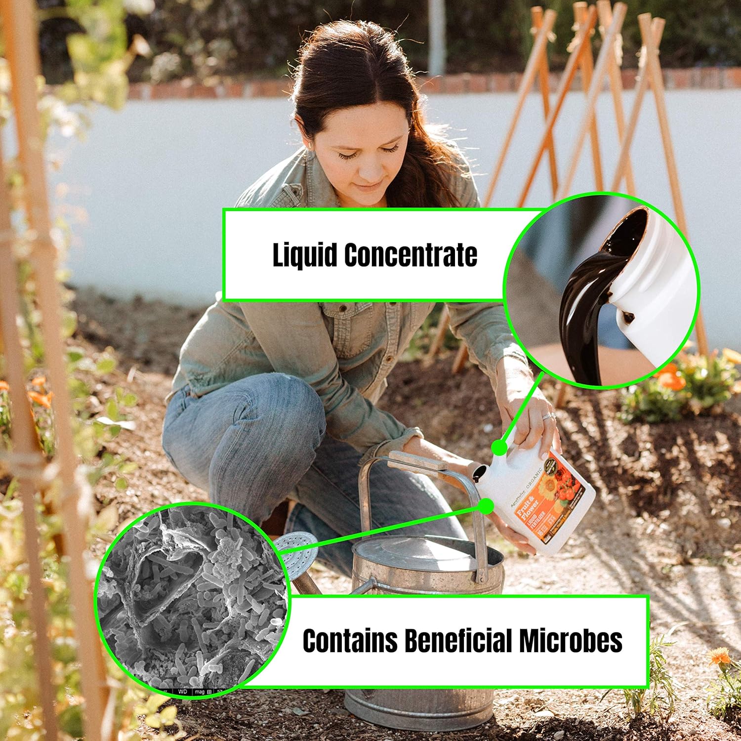 Fertilizante orgánico AgroThrive  Frutación y floración
