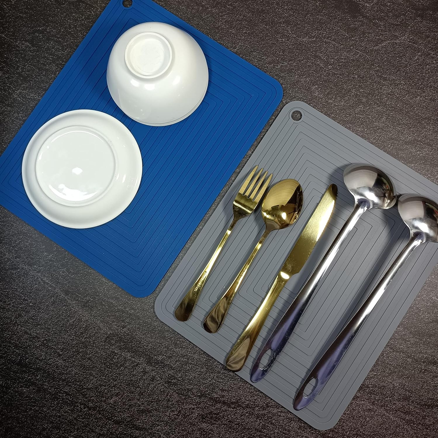 SUNMVEHOT Juego de salvamanteles de silicona para cocina, salvamanteles de silicona para platos calientes, salvamanteles para ollas y sartenes