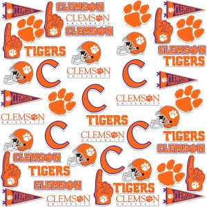 Clemson University – Paquete variado de 50 calcomanías de vinilo grandes de lujo, para laptop, botella de agua, álbumes de recortes, tableta, Clemson University – Paquete variado de 50 calcomanías de vinilo grandes de lujo, para laptop, botella de agua, álbumes de recortes, tableta,