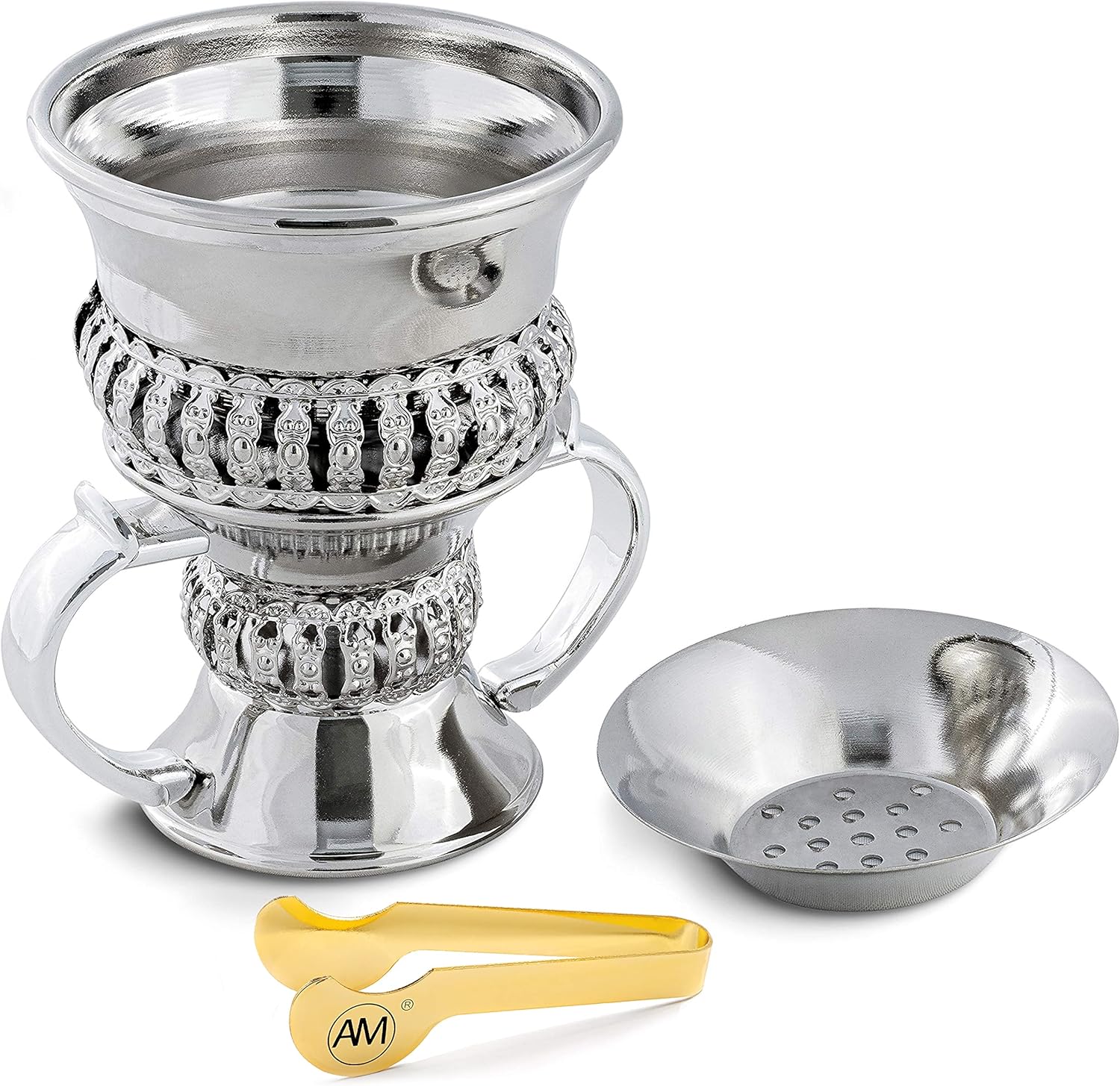 AM Regal Metal Bakhoor – Quemador de incienso e incienso Bukhoor Naaim (paquete de 12)