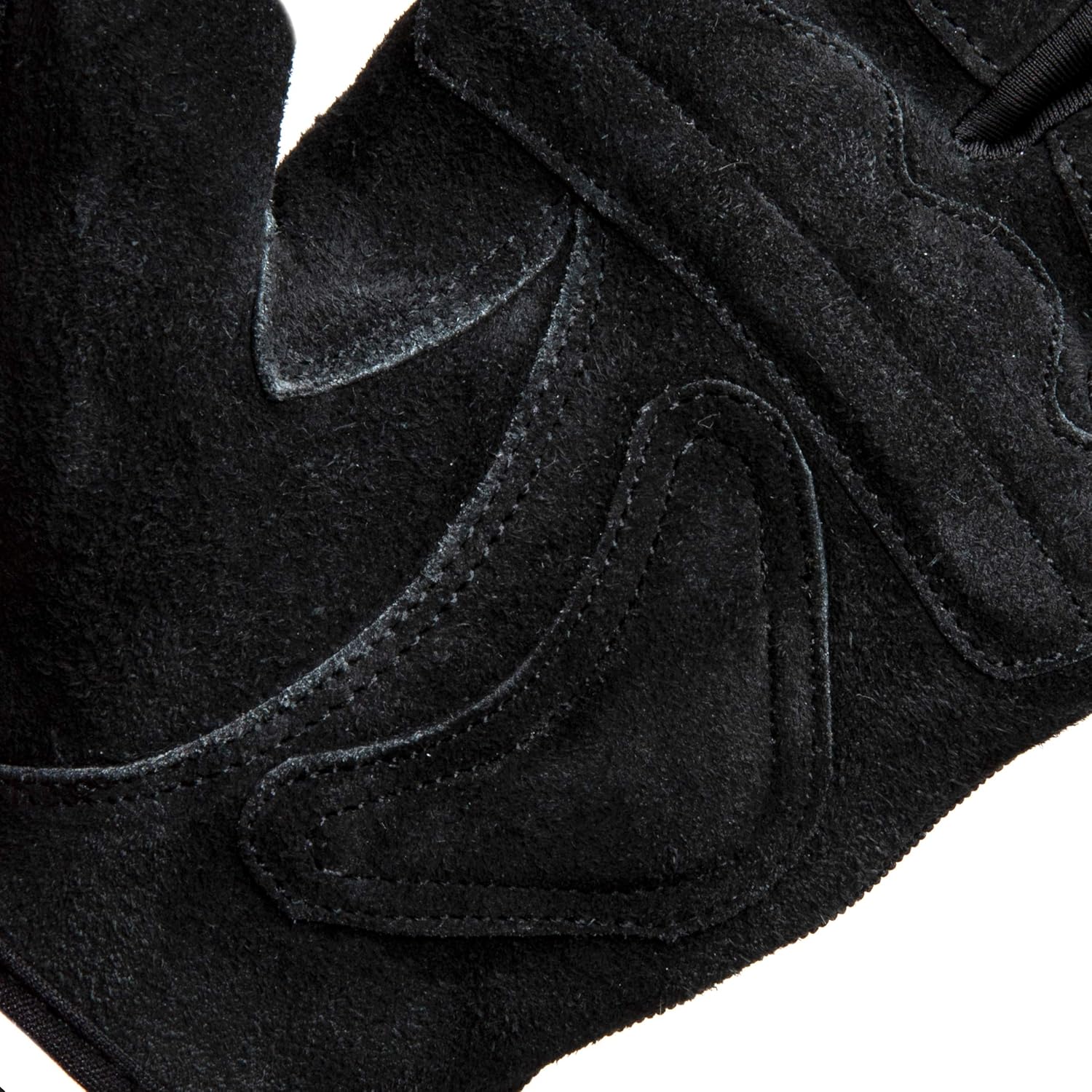 Contraband Black Label 5450 – Guantes de cuero acolchado de doble capa para levantamiento de pesas (par)  Guantes de gimnasio acolchados pesados,