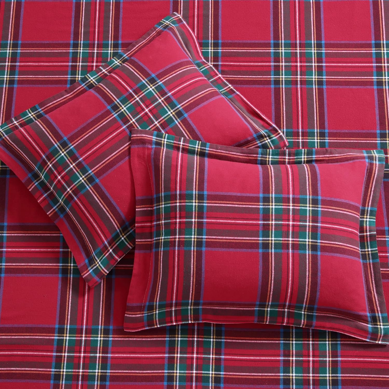 Levtex Home – Juego de edredón a cuadros Spencer – Edredón matrimonialQueen (90 x 94 pulgadas) + dos fundas estándar (26 x 20 pulgadas) – Cuadros