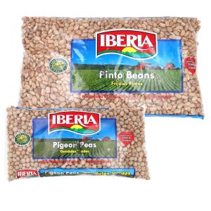 Iberia Frijoles pintos de 4 libras + guisantes pichones secos Iberia de 12 onzas Iberia Frijoles pintos de 4 libras + guisantes pichones secos Iberia de 12 onzas