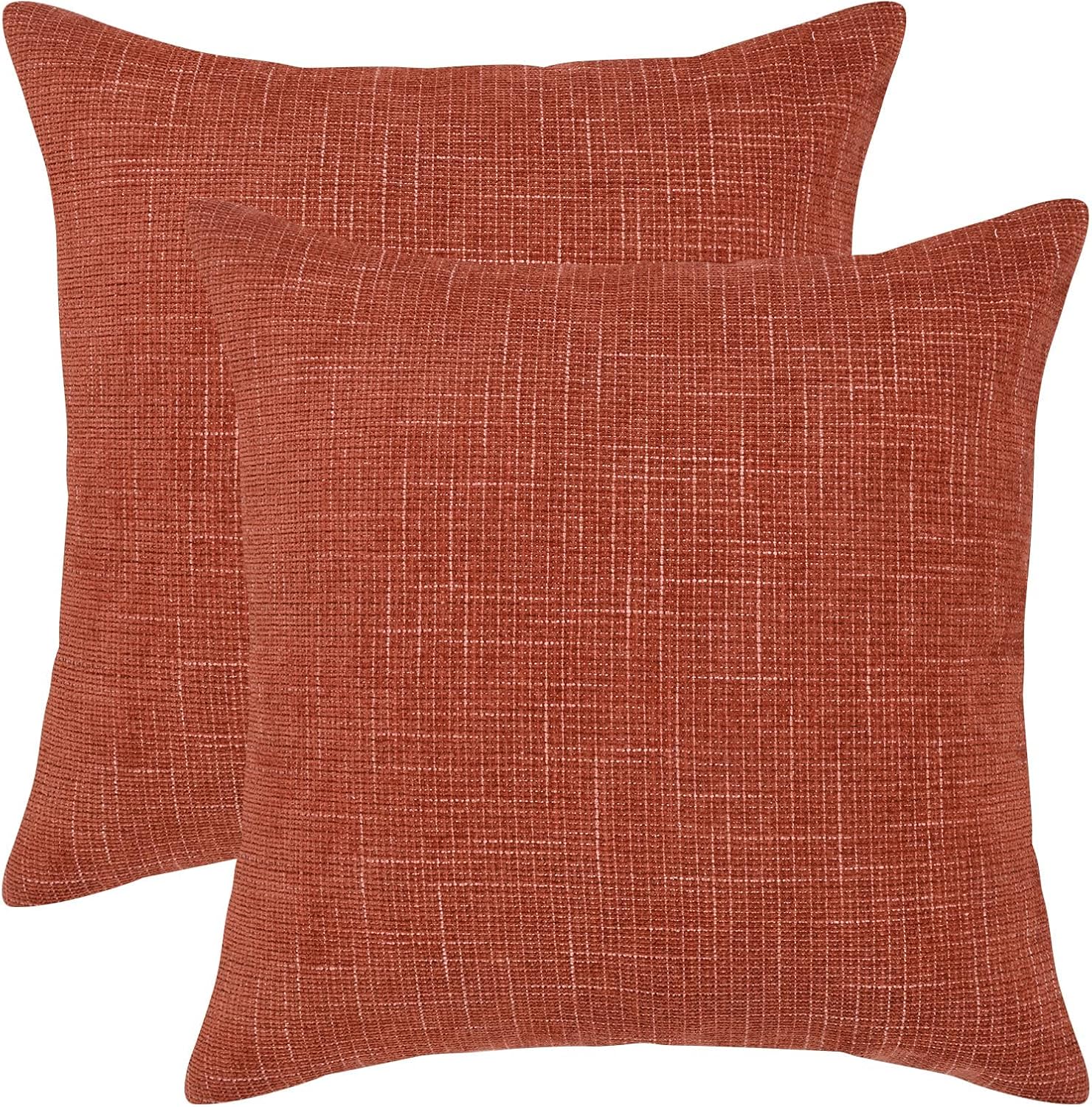 Yastouay Paquete de 2 fundas de almohada de 22 x 22 pulgadas, almohadas decorativas de granja, fundas de almohada cuadradas de felpilla para sofá,