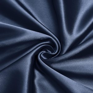 VACVELT The Yard, tela de satén azul marino de 60 pulgadas de ancho, tela de satén brillante y suave, tela de satén sedosa para vestidos de novia, VACVELT The Yard, tela de satén azul marino de 60 pulgadas de ancho, tela de satén brillante y suave, tela de satén sedosa para vestidos de novia,