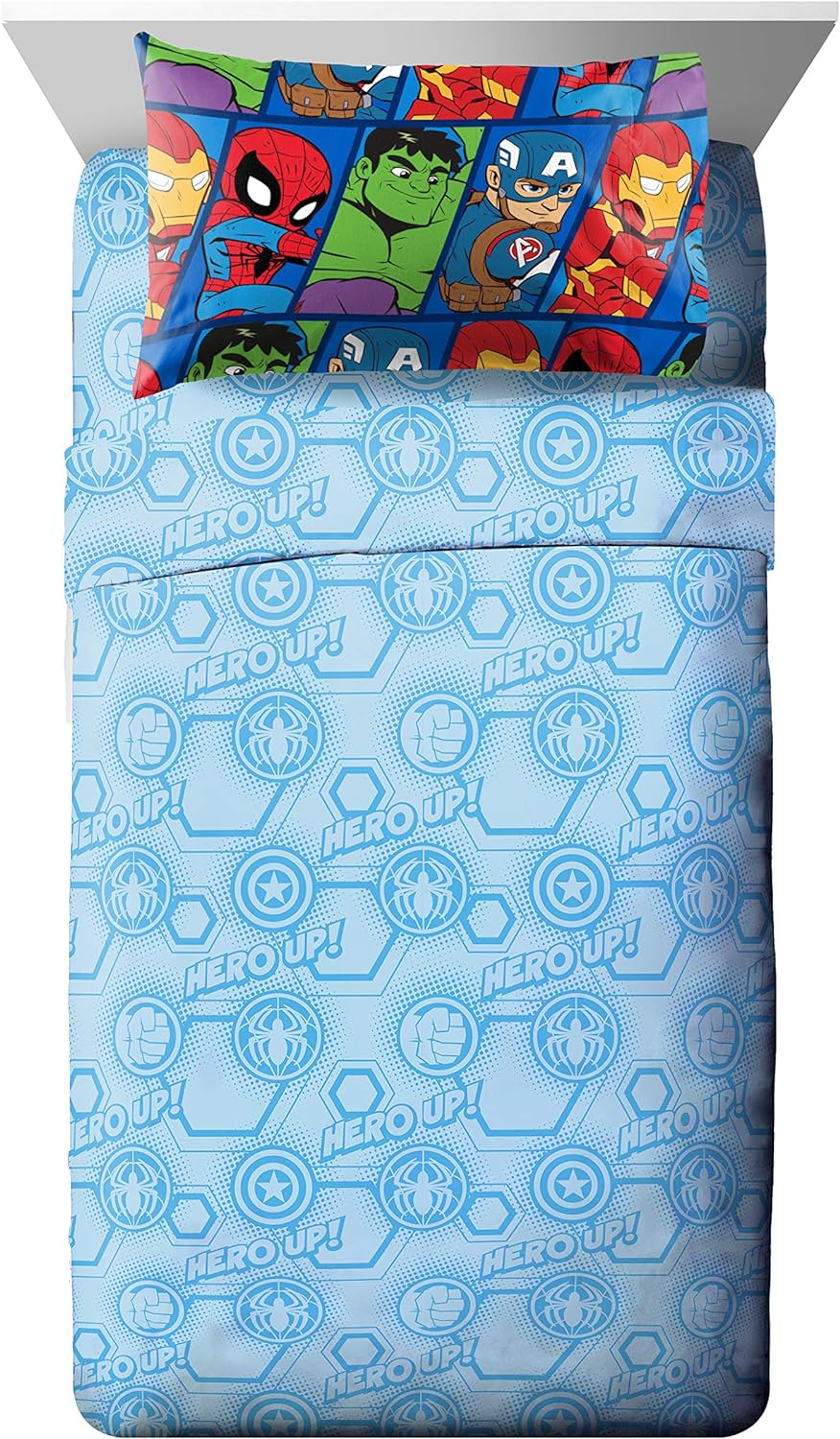 Jay Franco – Juego de cama para niños pequeños (individual y matrimonial)