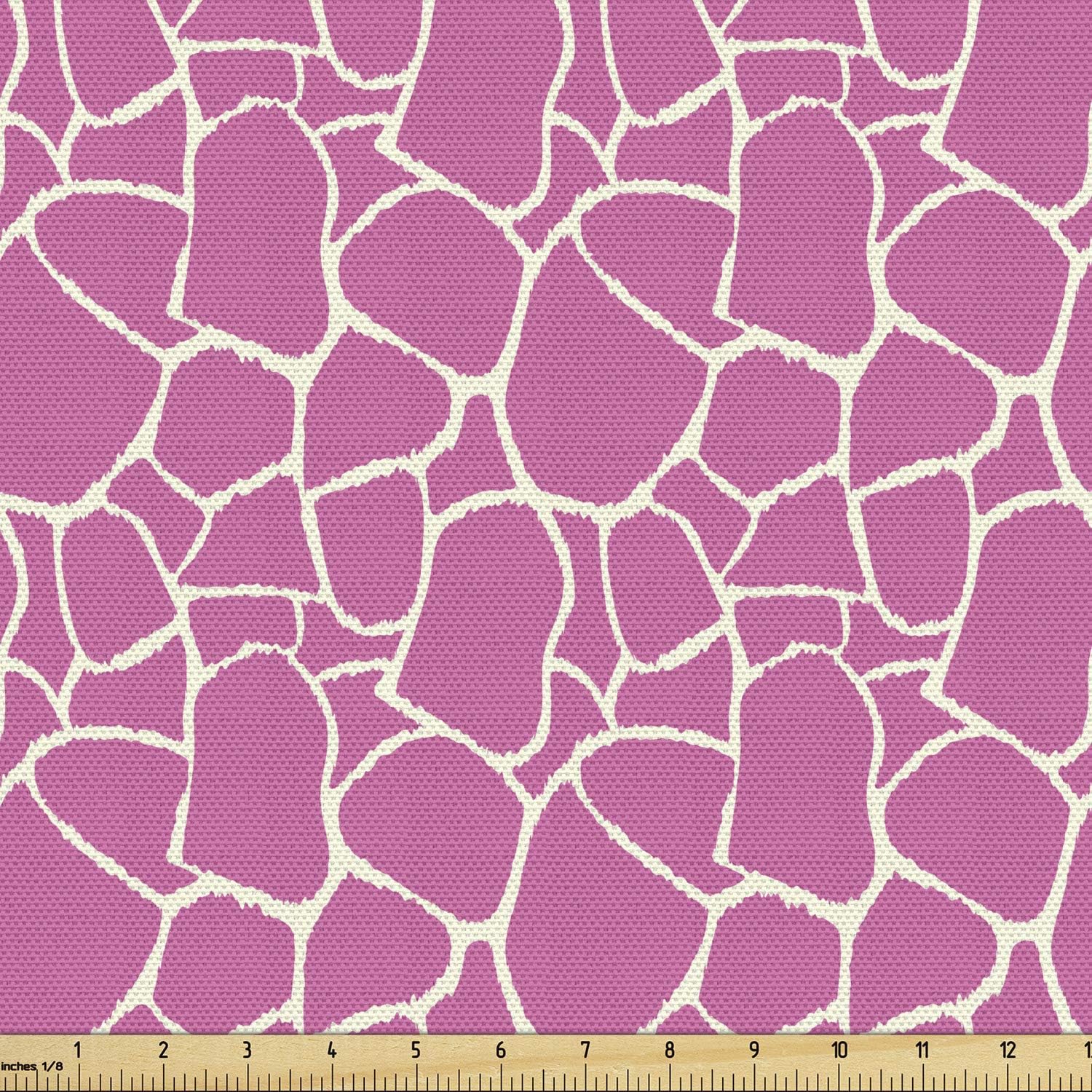Ambesonne – Tela multicolor con estampado digital por yarda