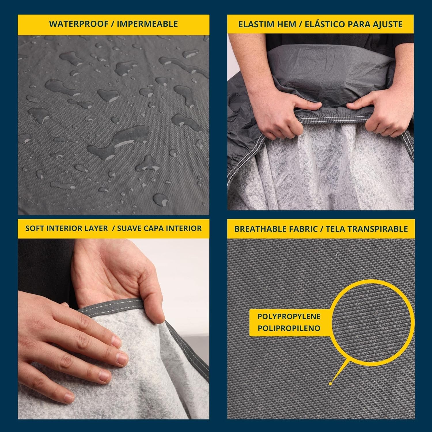 Seal Skin Covers – Funda impermeable para motocicleta para todo tipo de clima, protege contra la lluvia, nieve, sol, rayos UV, granizo para