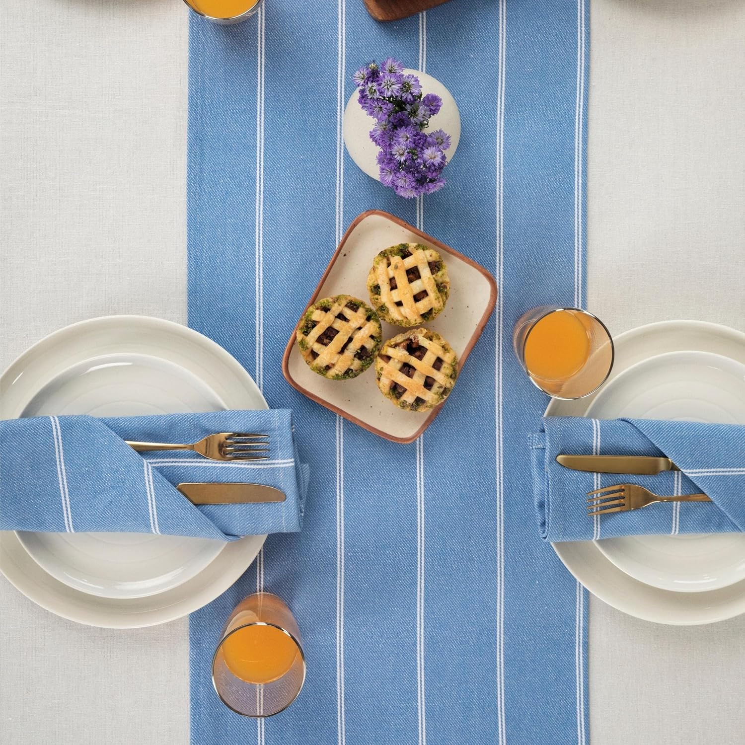 Folkulture Camino de mesa de 90 pulgadas de largo, 100% algodón, bohemio, camino de mesa o camino de mesa de cocina para decoración de cocina,