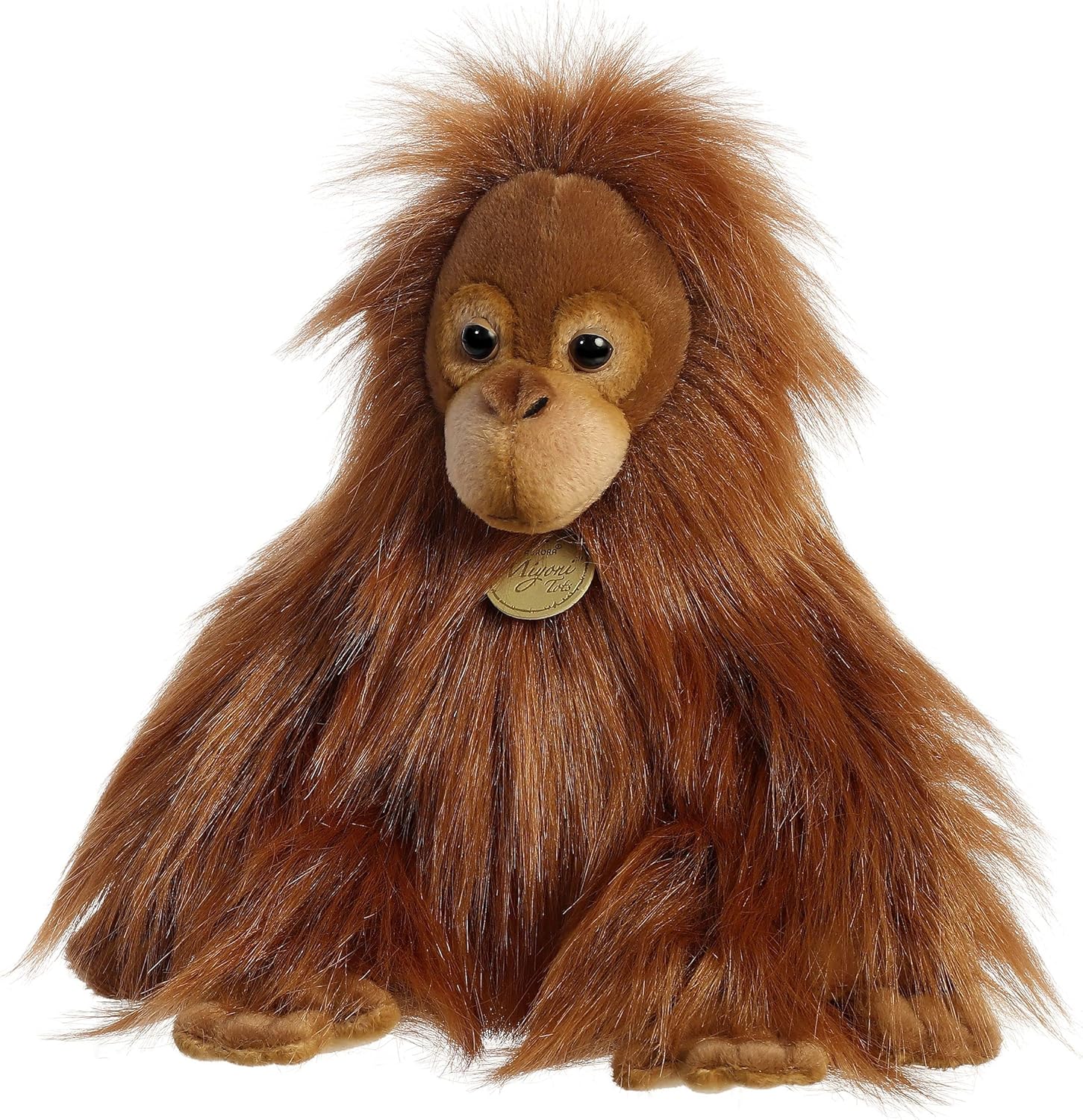 Aurora – Adorable bebé orangután de peluche Miyoni, detalle realista, compañía entrañable, naranja, 11pulgadas
