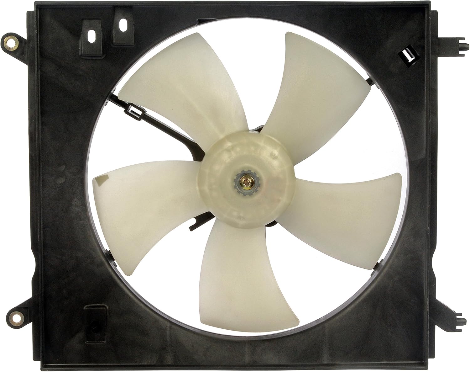 Dorman 620-542 Conjunto de ventilador de refrigeración del motor compatible con modelos seleccionados de Toyota, color negro