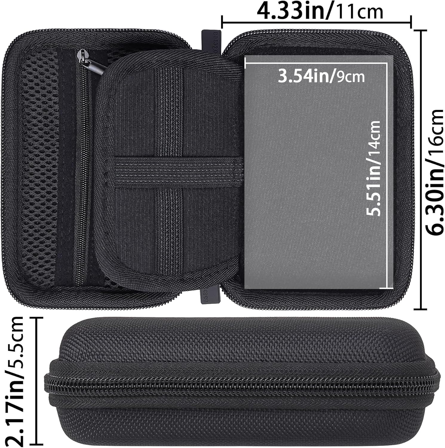 co2CREA Funda rígida compatible con tarjeta de expansión de almacenamiento Seagate Unidad de estado sólido SSD Disco duro externo HDD portátil