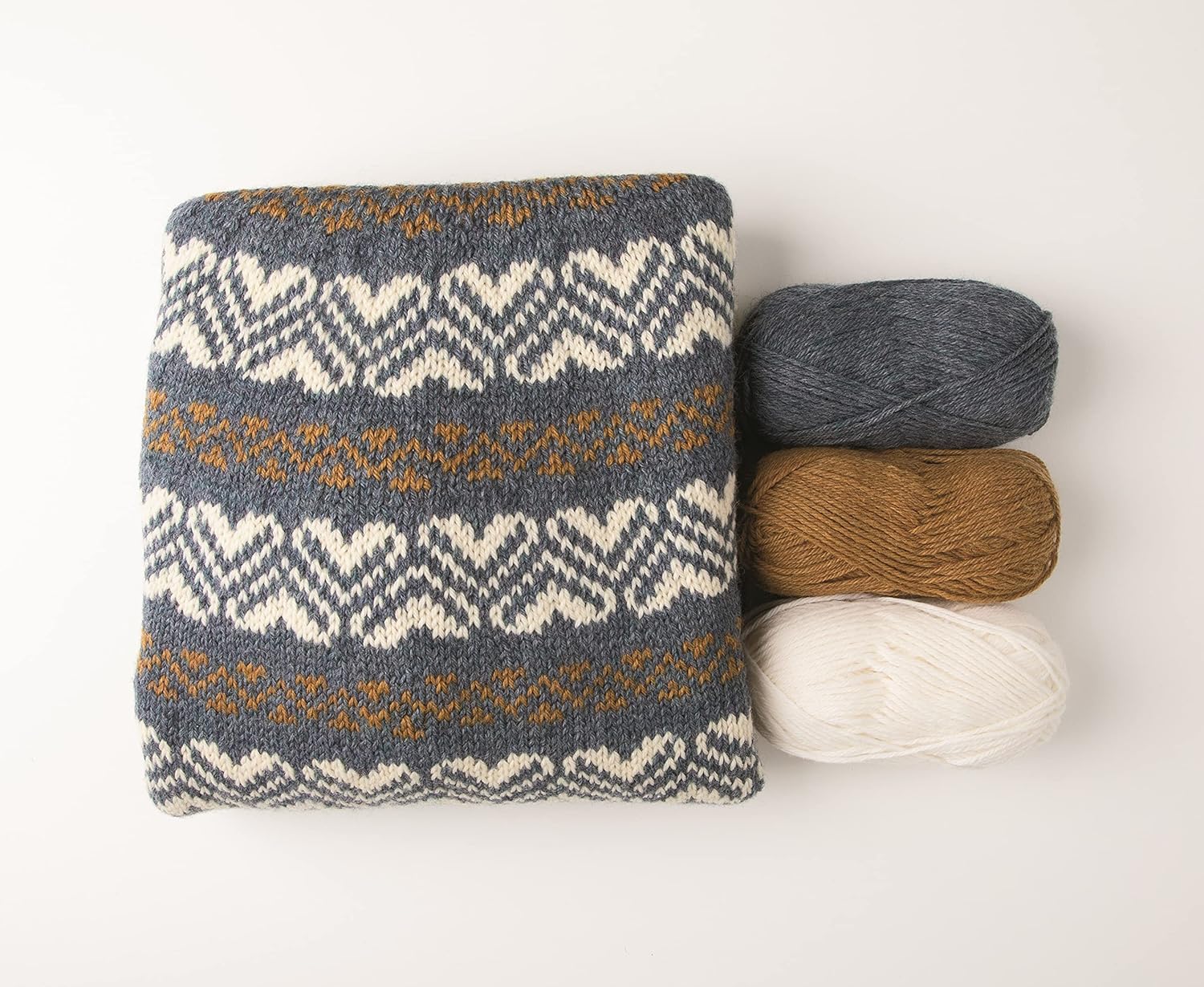 Knit Picks Lana de los Andes 100% hilo de lana marrón (1 bola – ámbar jaspeado)