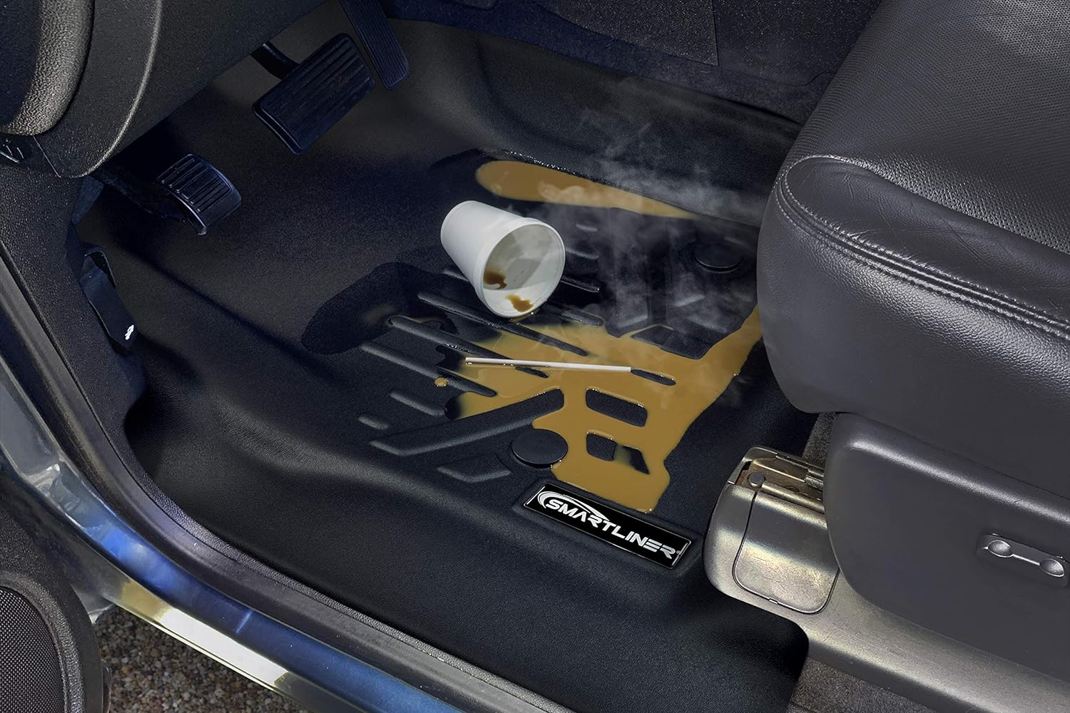 MAXLINER – Juego de alfombrillas de primera fila, color negro, compatibles con Chevrolet Traverse 2018-2023, todos los modelos